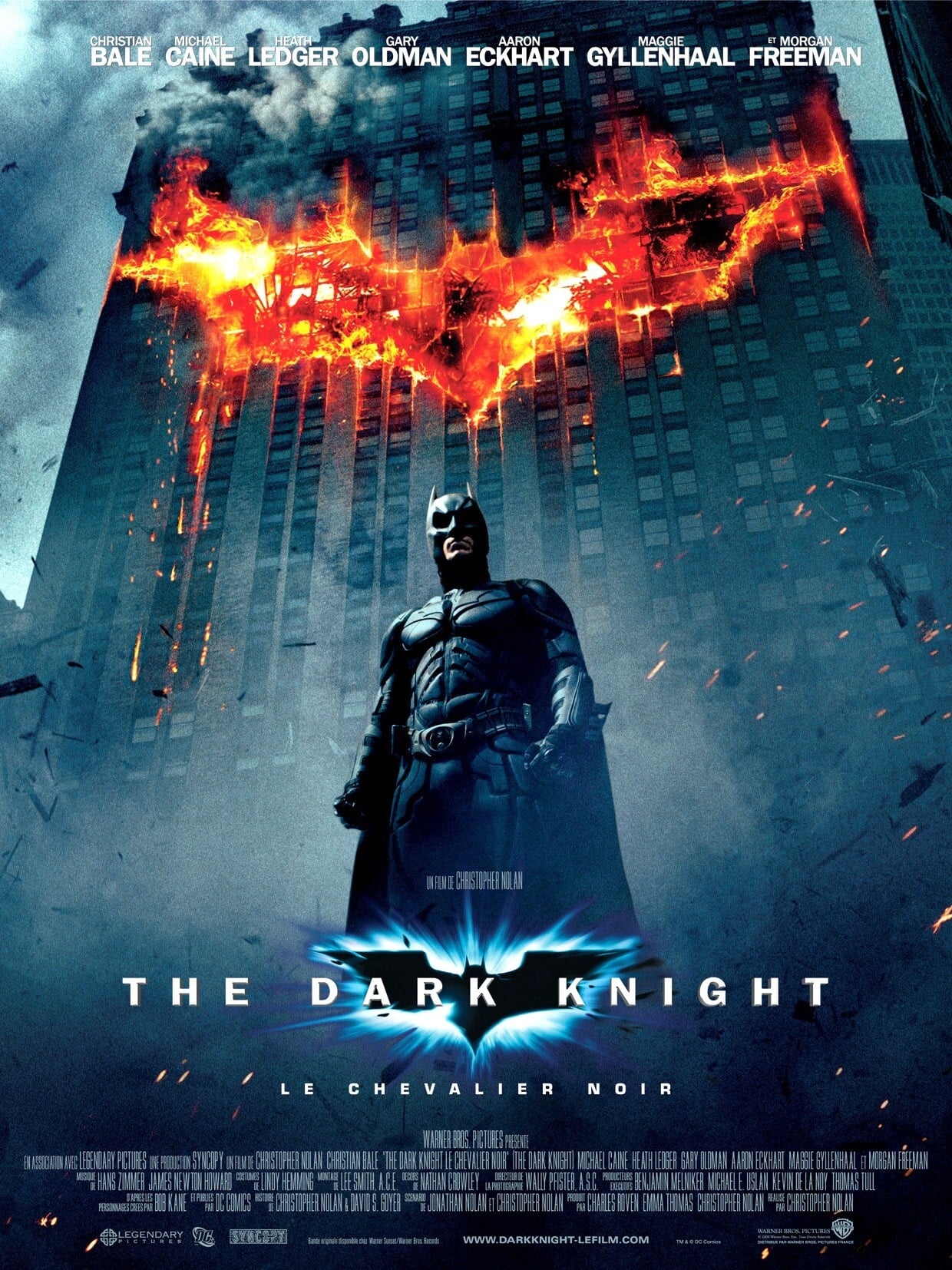 affiche du film The Dark Knight : Le Chevalier noir