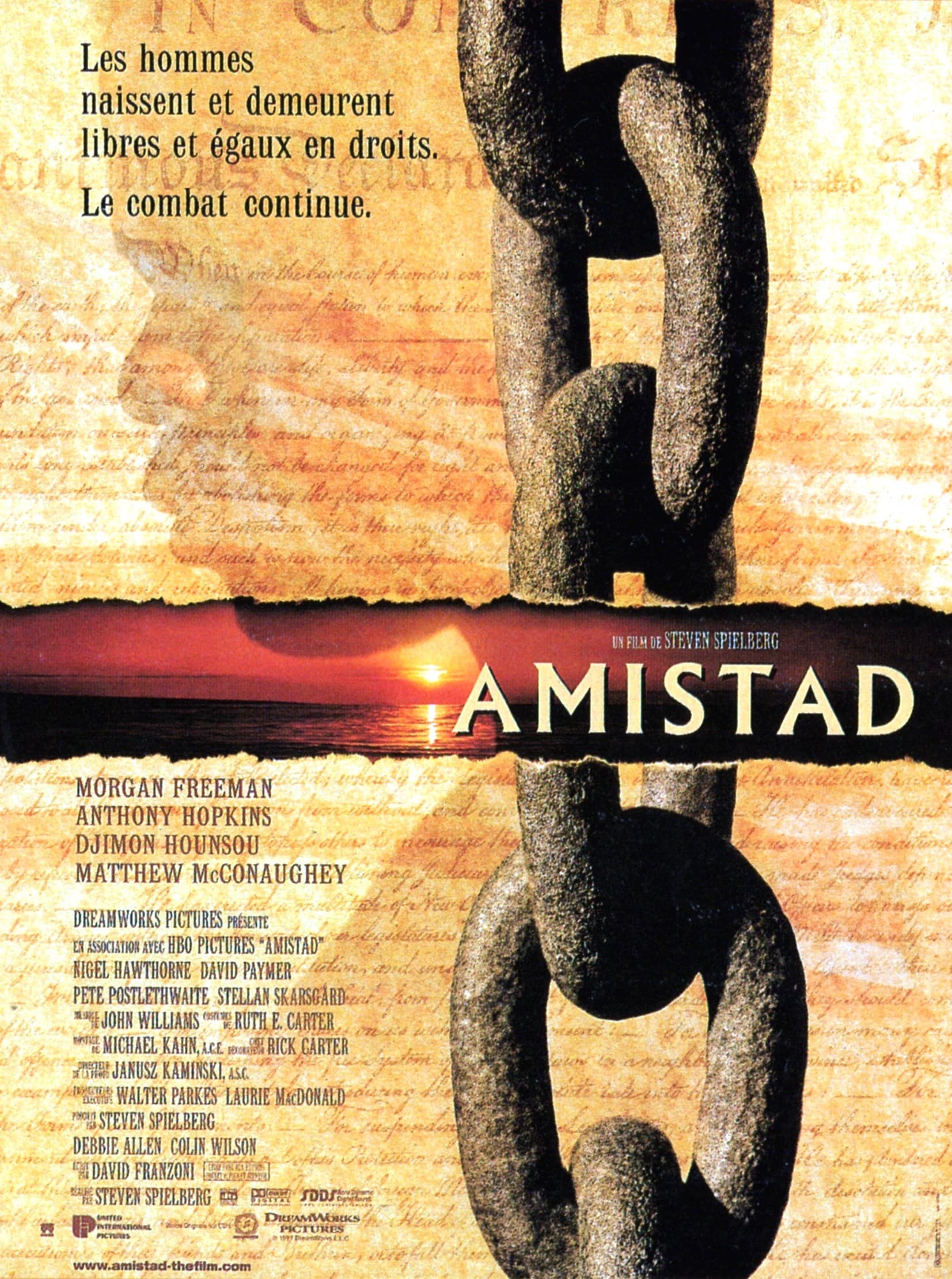 affiche du film Amistad