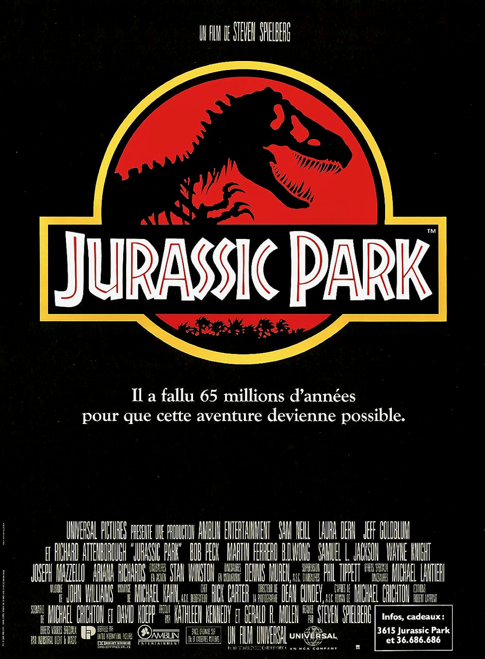 affiche du film Jurassic Park