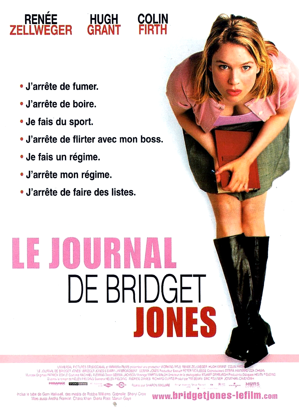 affiche du film Le journal de Bridget Jones
