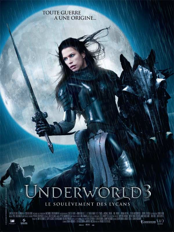 affiche du film Underworld 3 : Le soulèvement des Lycans