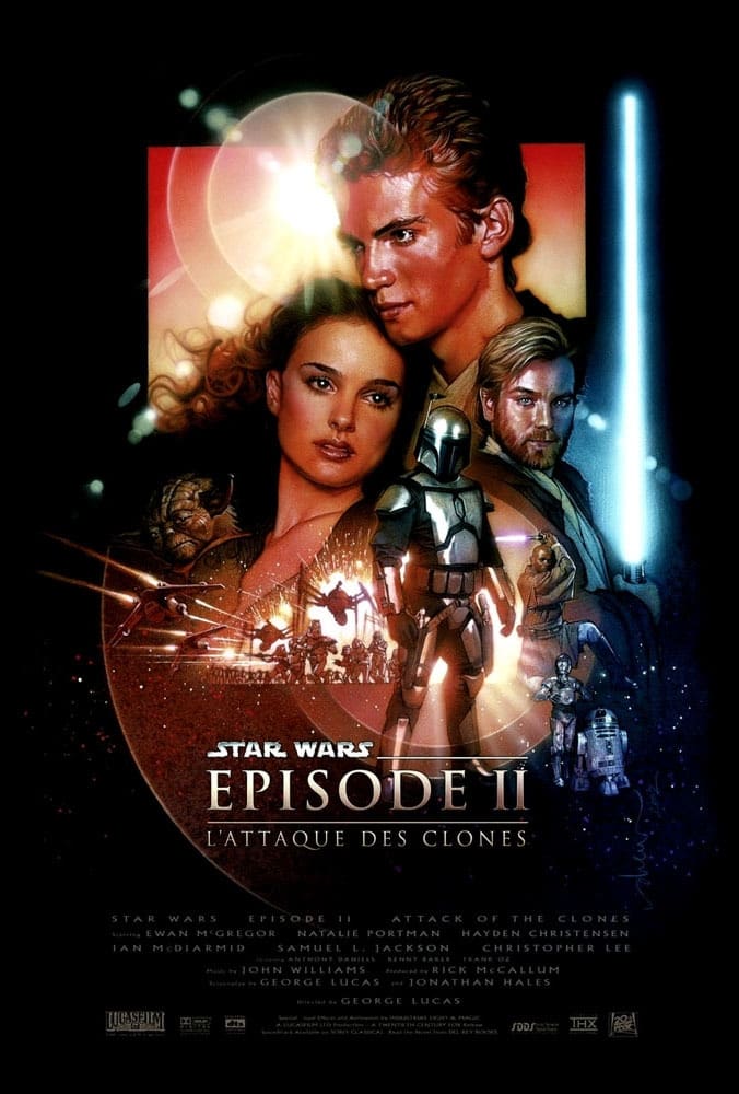 affiche du film Star Wars : Épisode II - L'Attaque des clones