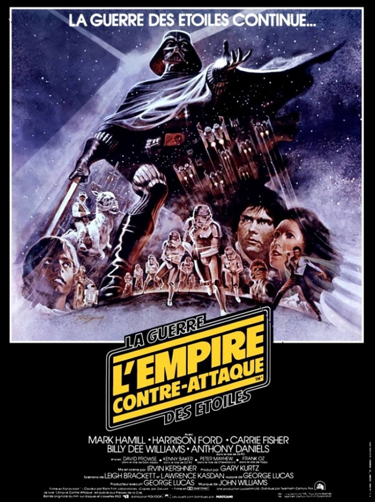 affiche du film Star Wars : Épisode V - L'Empire contre-attaque