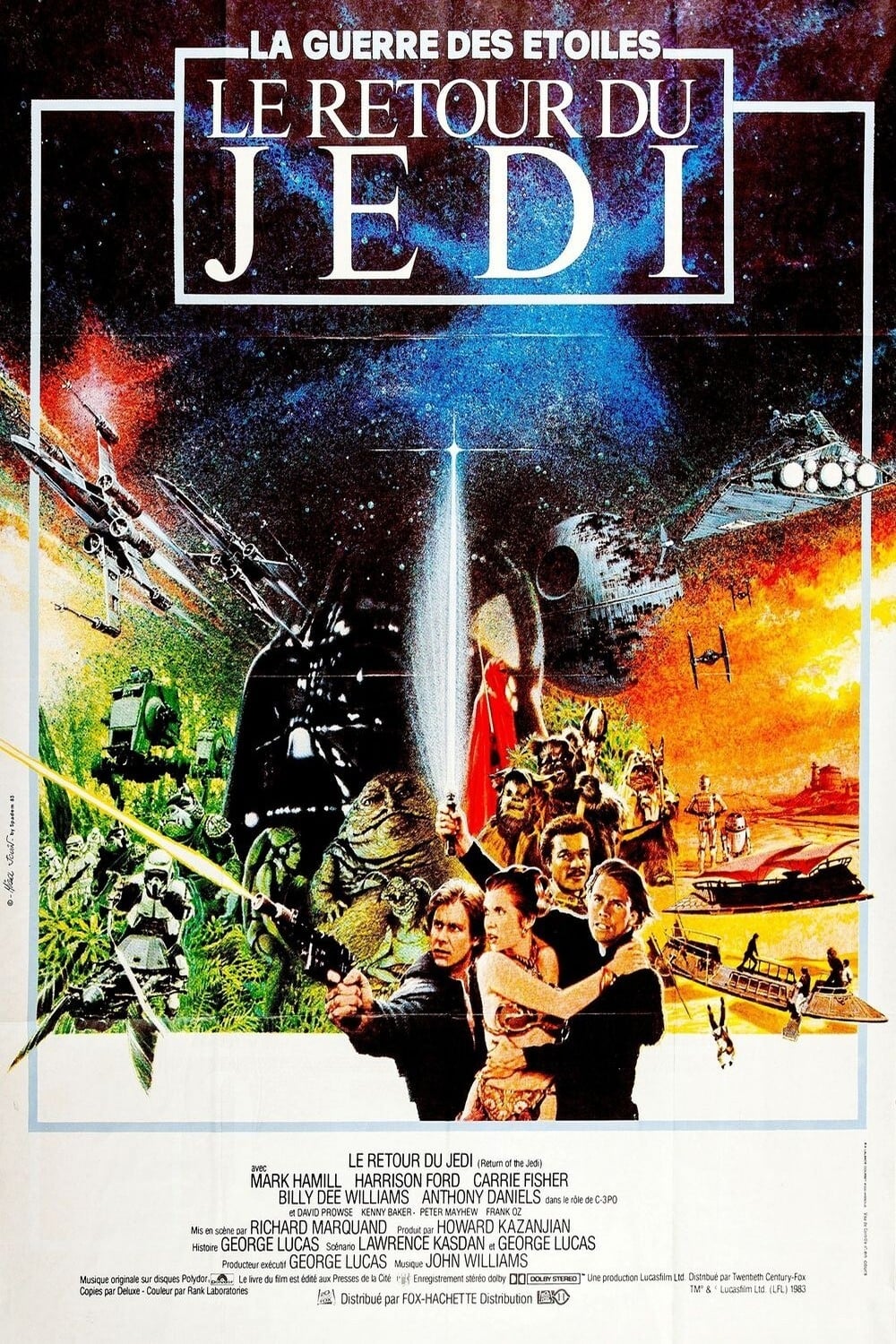 affiche du film Star Wars : Épisode VI - Le Retour du Jedi