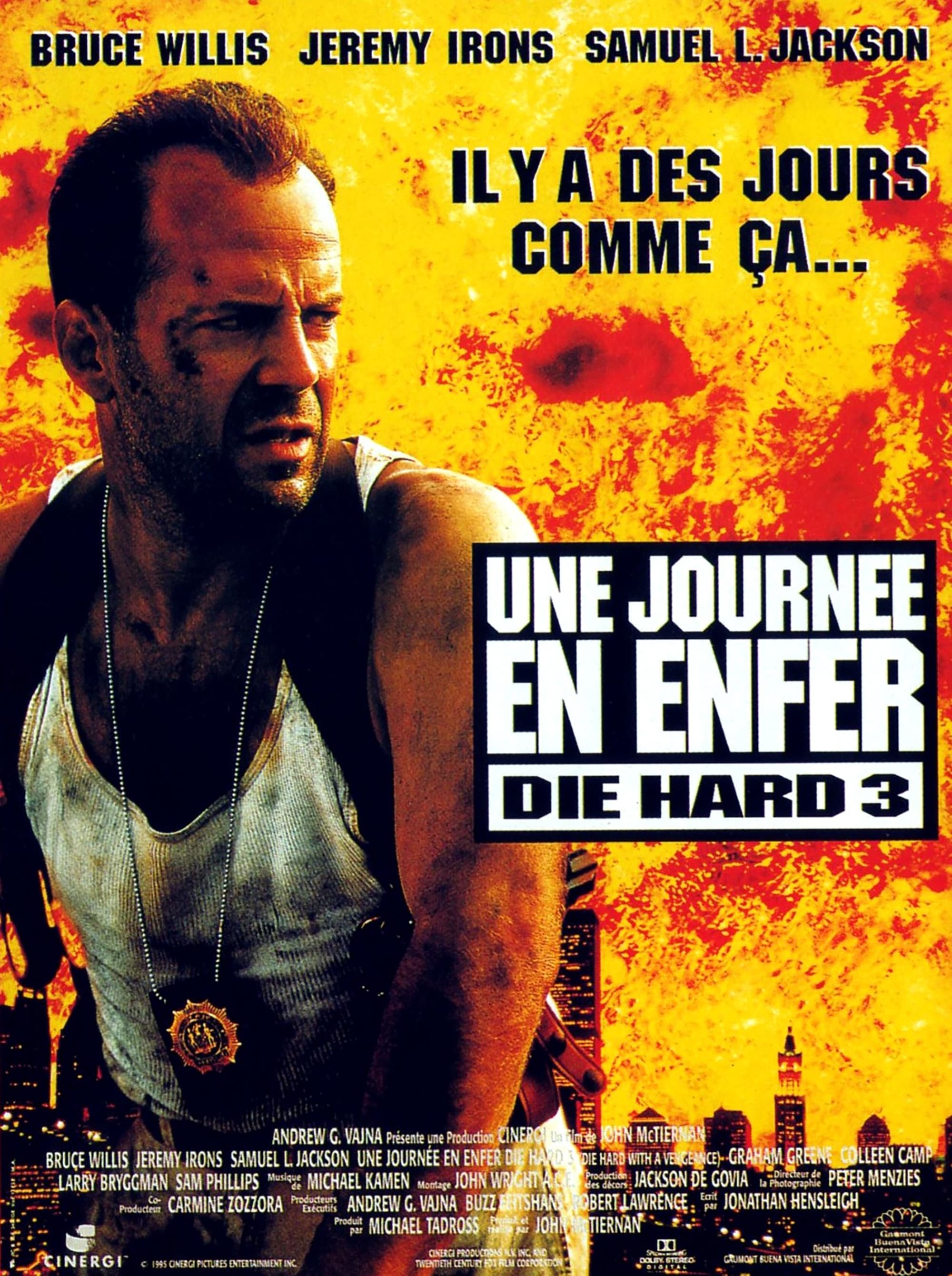 affiche du film Une journée en enfer : Die Hard 3