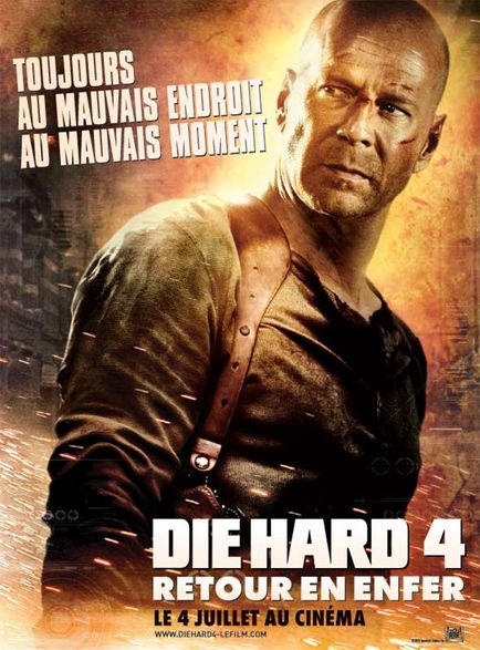 affiche du film Die Hard 4 : Retour en enfer