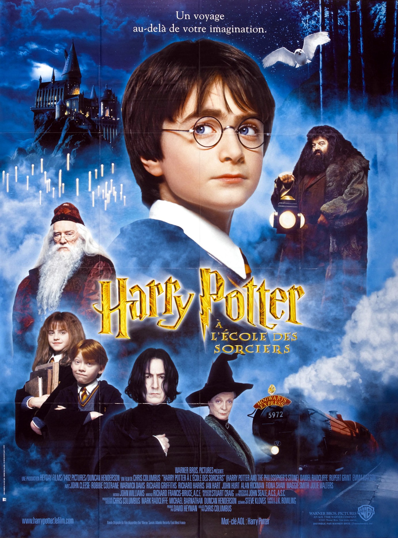 affiche du film Harry Potter à l'école des sorciers