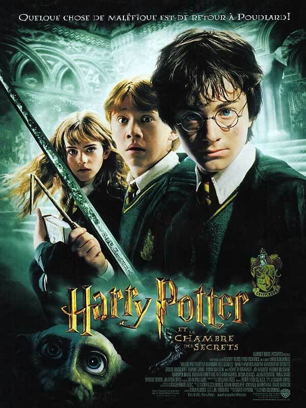 affiche du film Harry Potter et la chambre des secrets