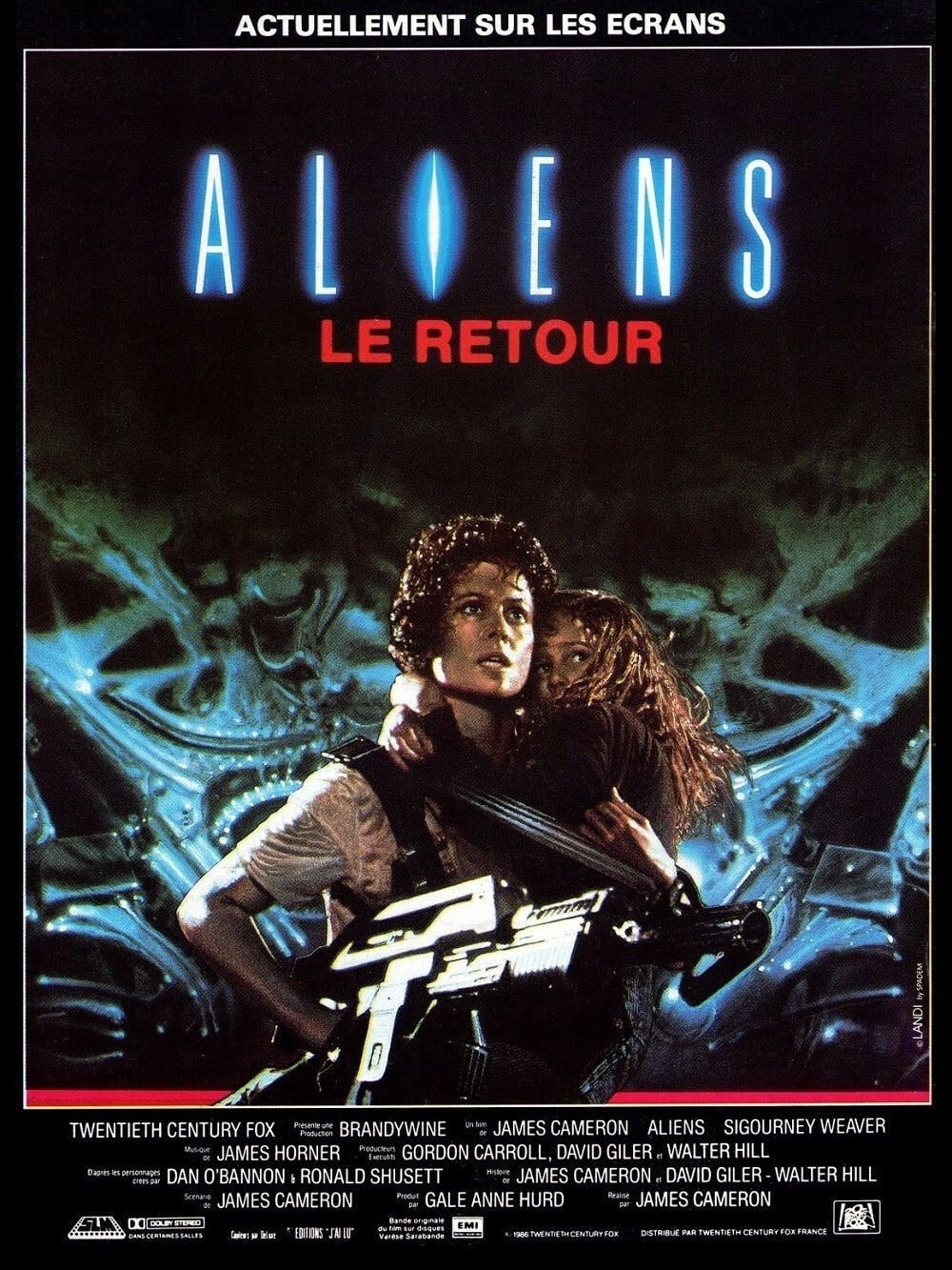 affiche du film Aliens, le retour