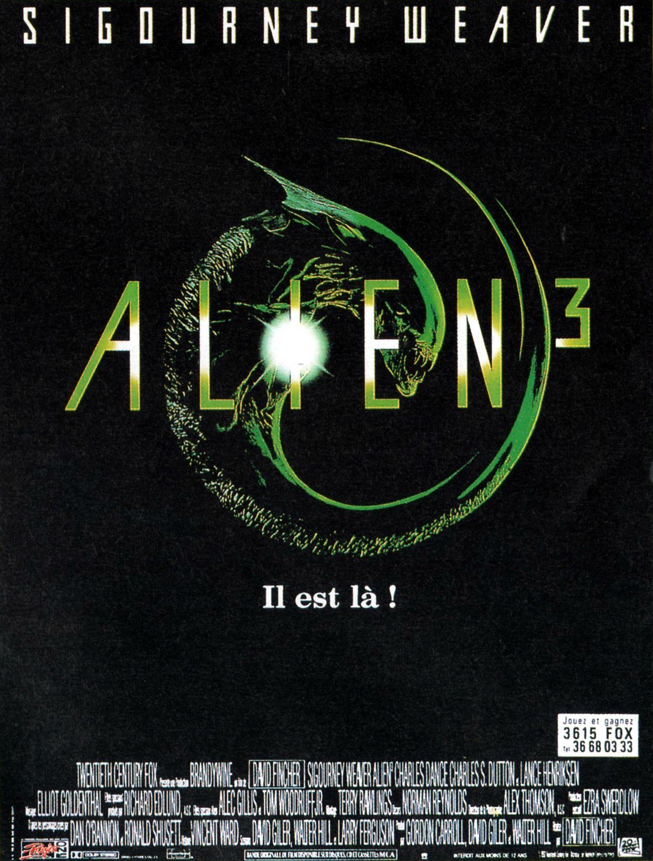 affiche du film Alien 3