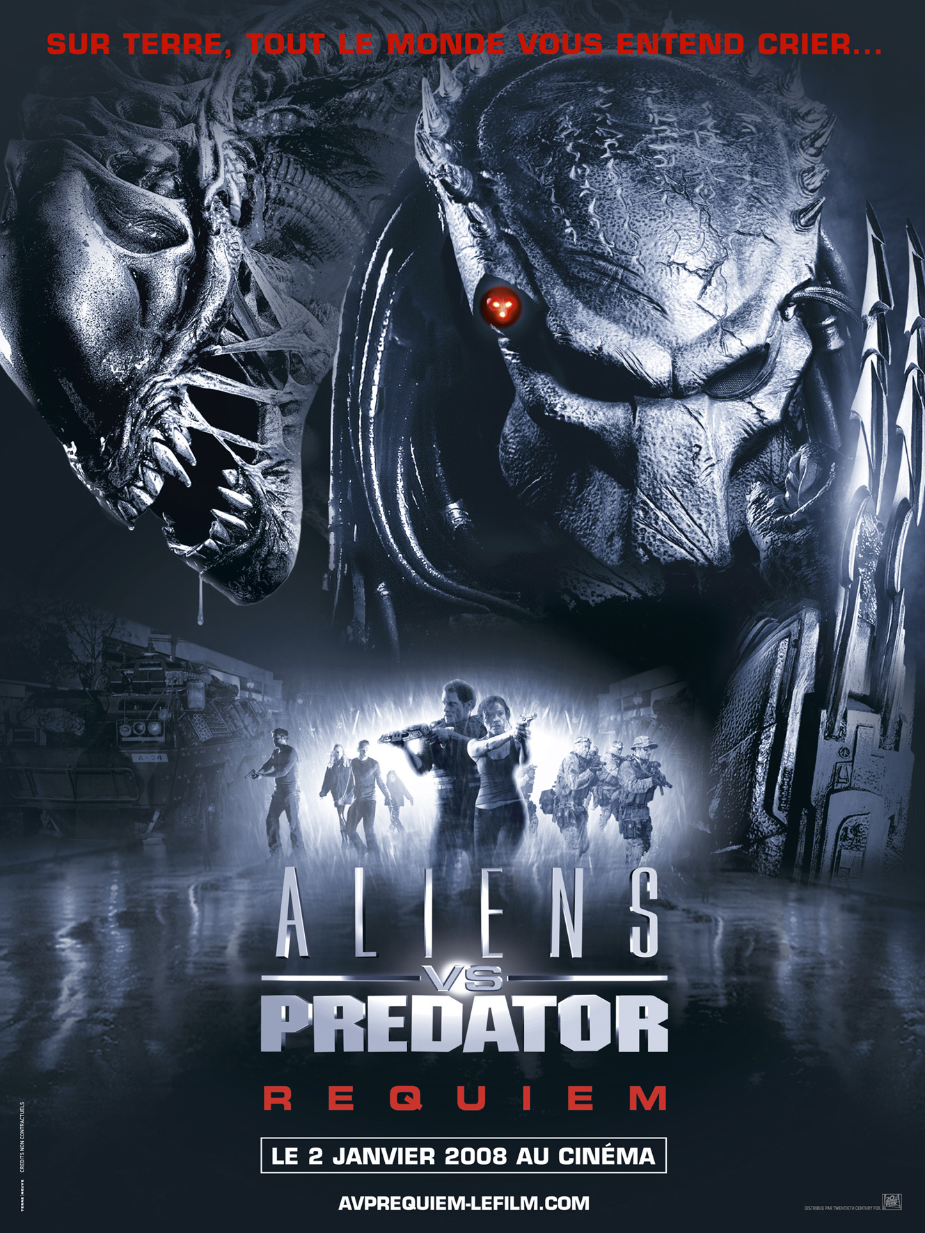 affiche du film Aliens vs. Predator Requiem