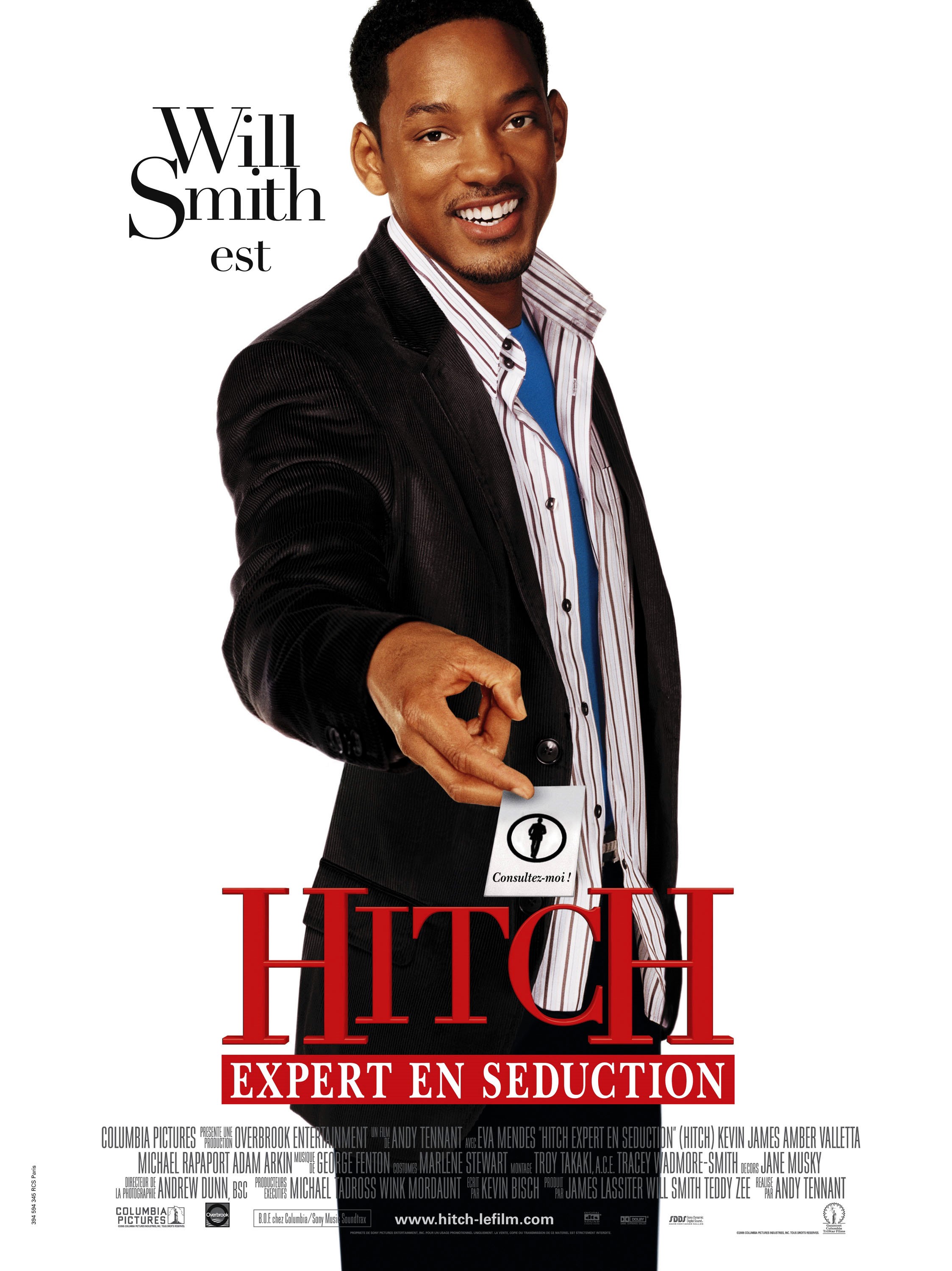 affiche du film Hitch, expert en séduction