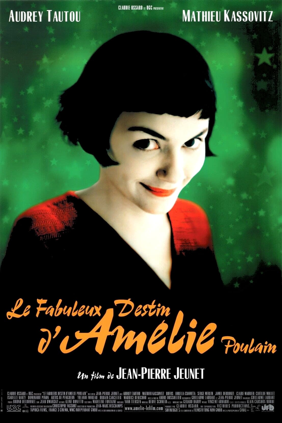 affiche du film Le Fabuleux Destin d'Amélie Poulain