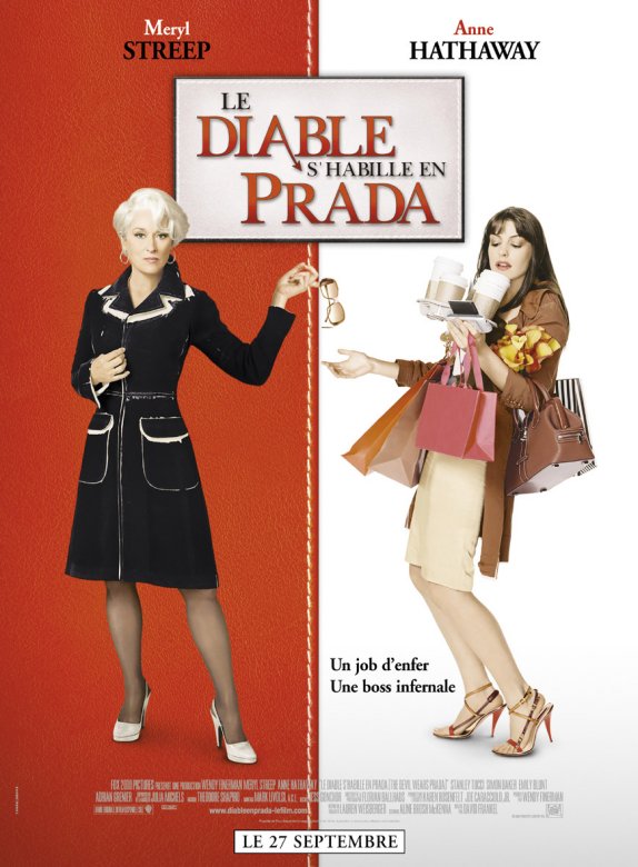 affiche du film Le Diable s'habille en Prada