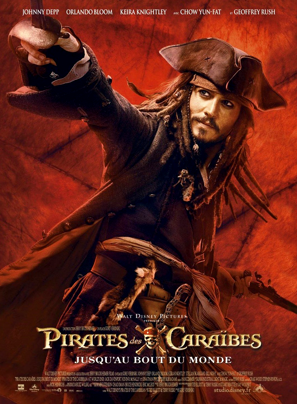 affiche du film Pirates des Caraïbes : Jusqu'au bout du monde