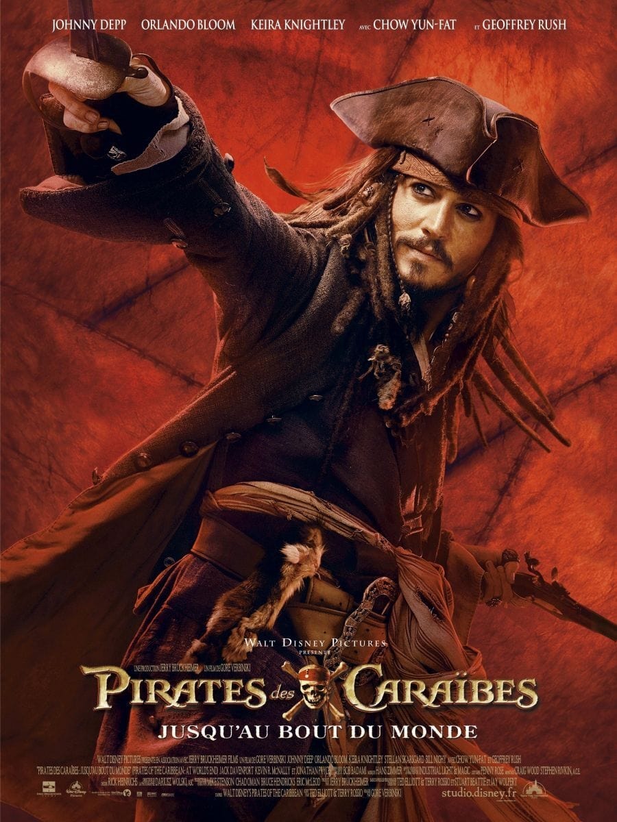 affiche du film Pirates des Caraïbes : Jusqu'au bout du monde