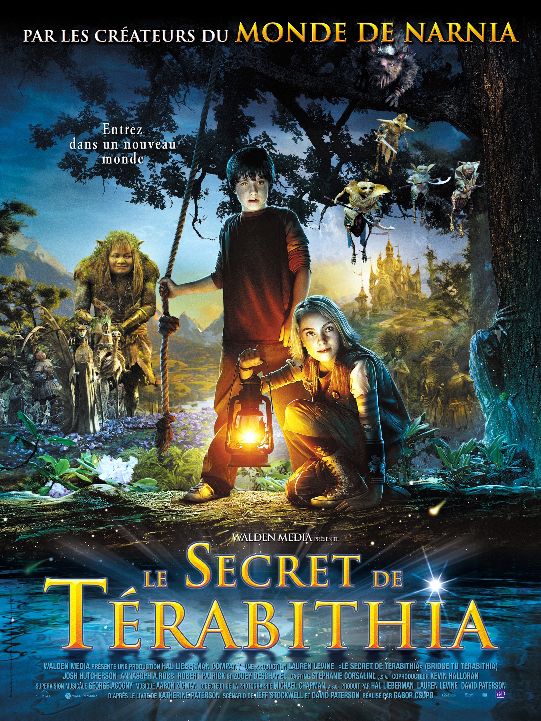 affiche du film Le secret de Térabithia