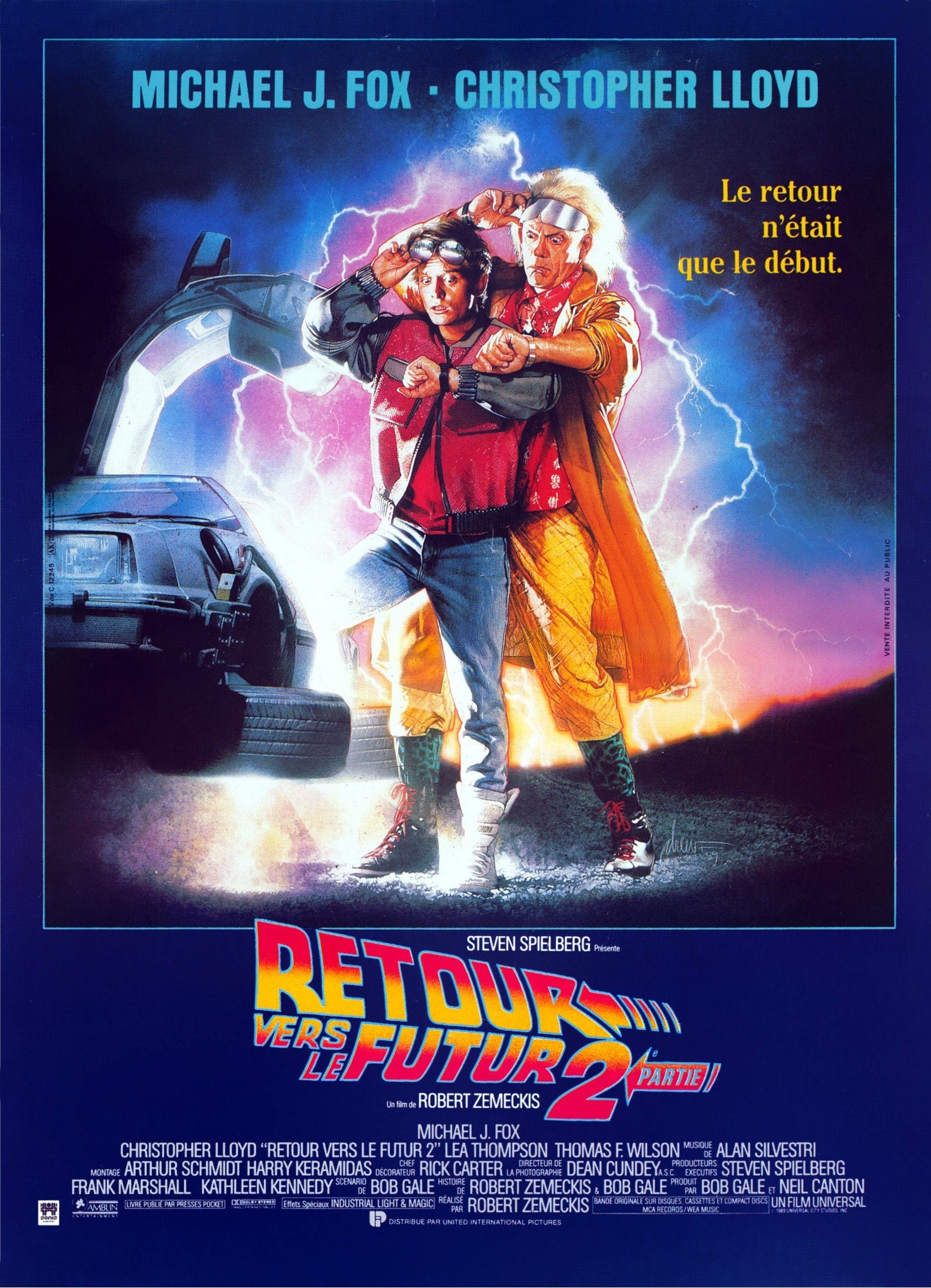 affiche du film Retour vers le futur II