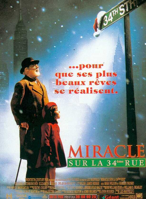 affiche du film Miracle sur la 34ème rue (1994)