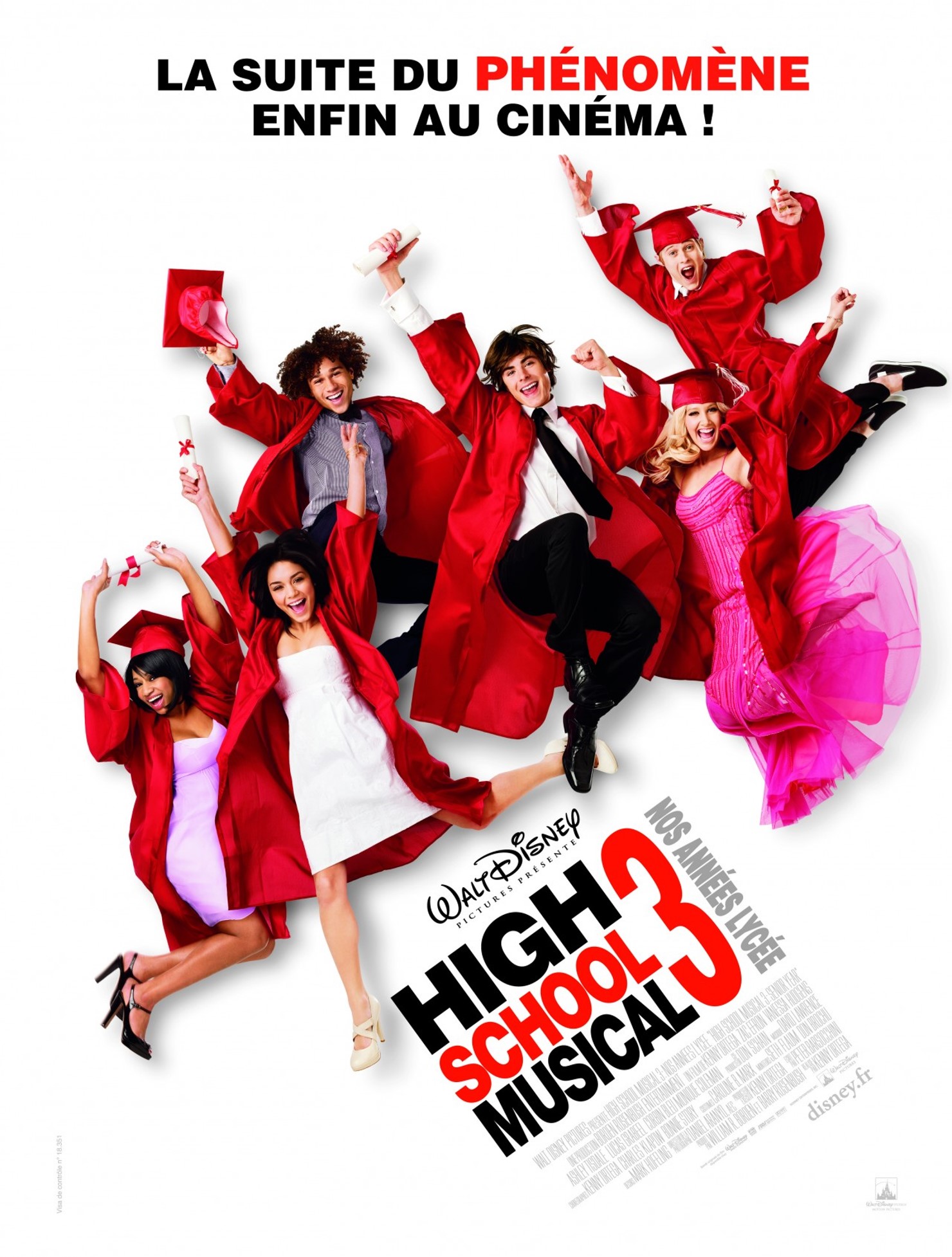 affiche du film High School Musical 3 : Nos années lycée