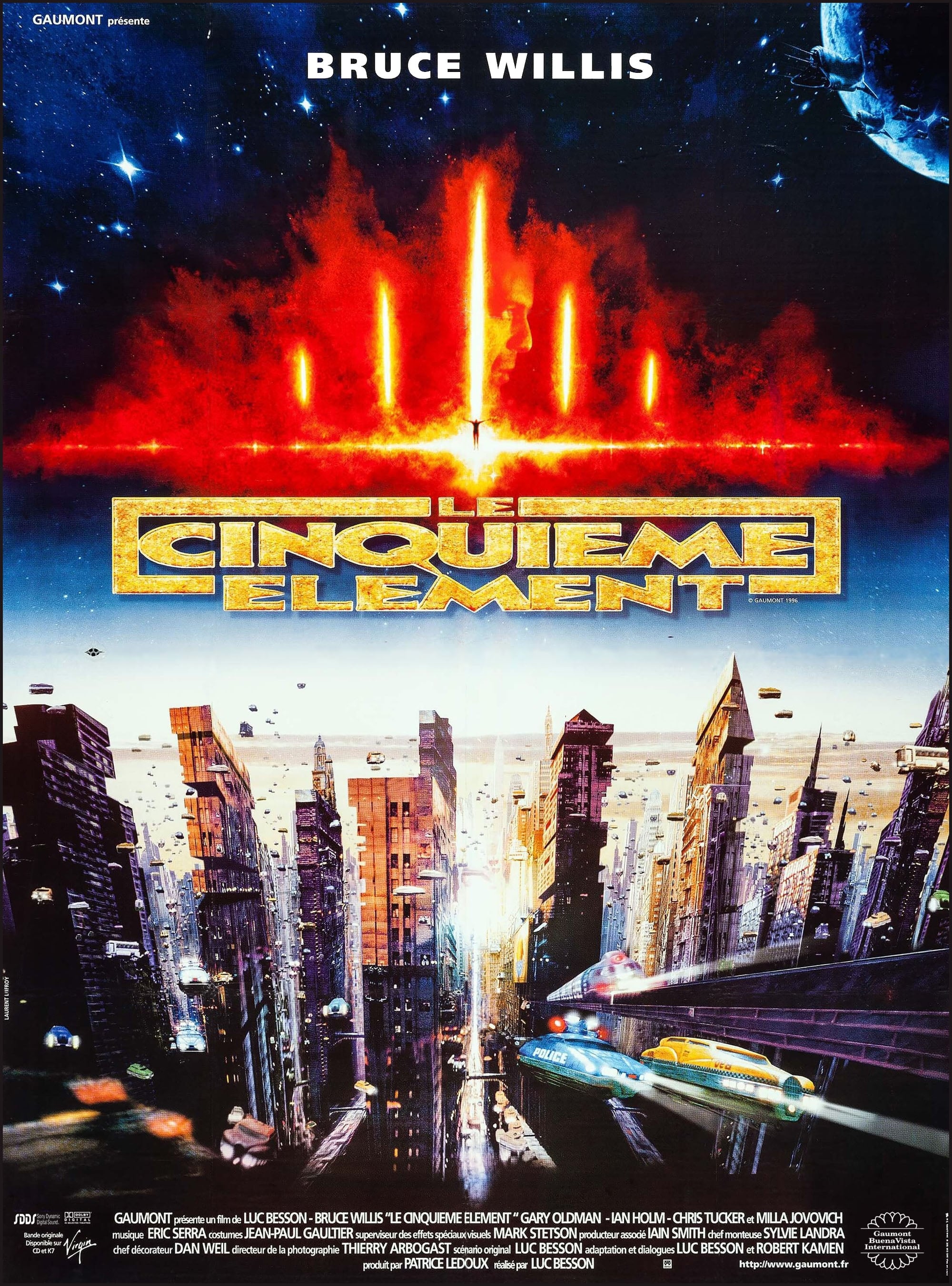 affiche du film Le Cinquième Élément