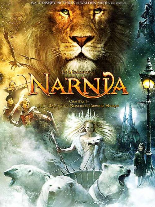 affiche du film Le monde de Narnia, Chapitre 1 : Le lion, la sorcière blanche et l'armoire magique