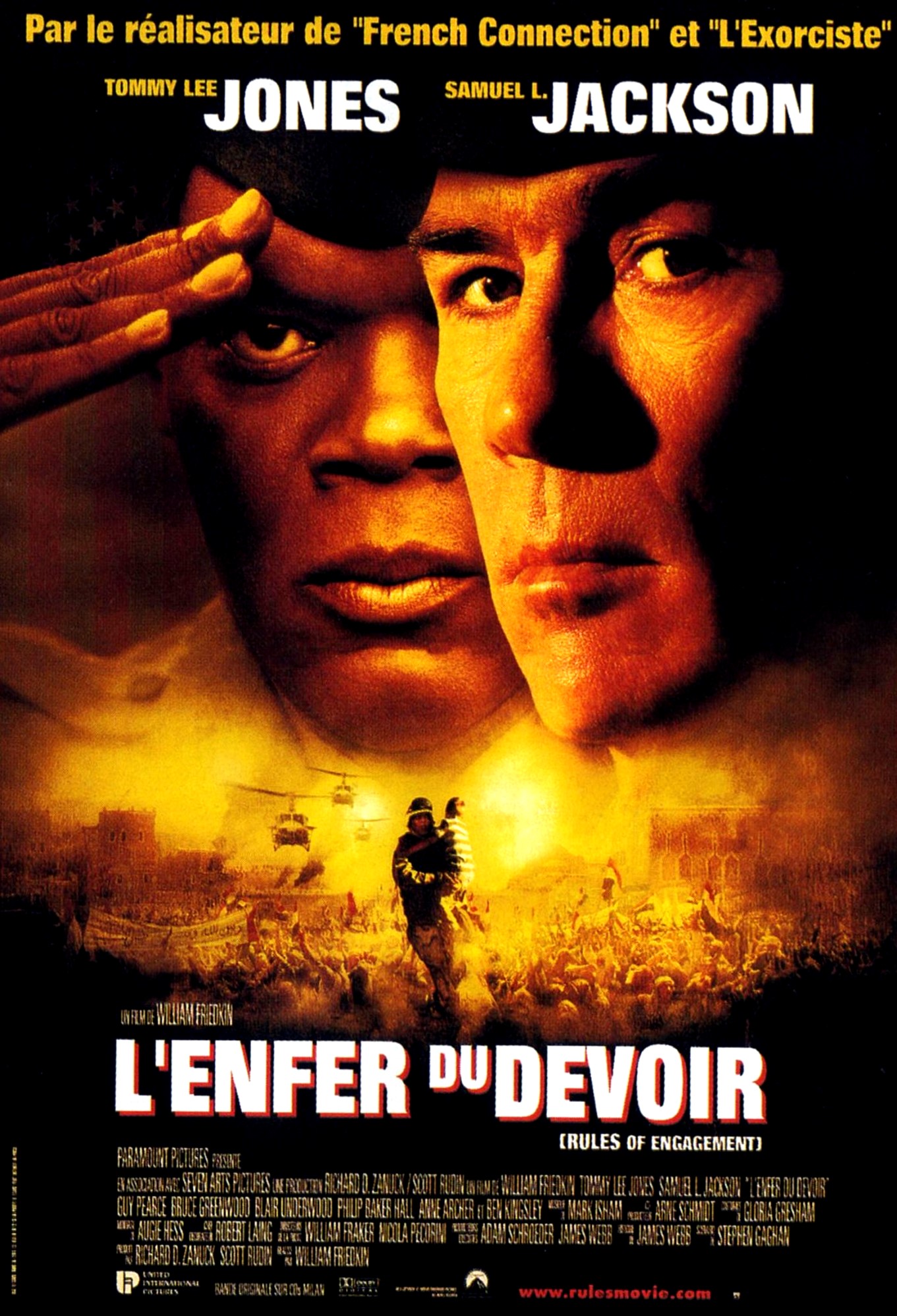 affiche du film L'enfer du devoir