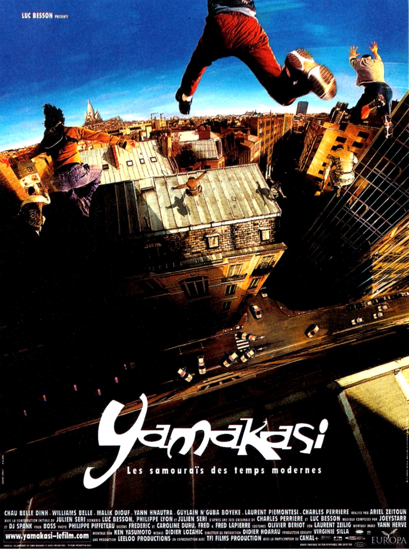 affiche du film Yamakasi : Les samouraïs des temps modernes