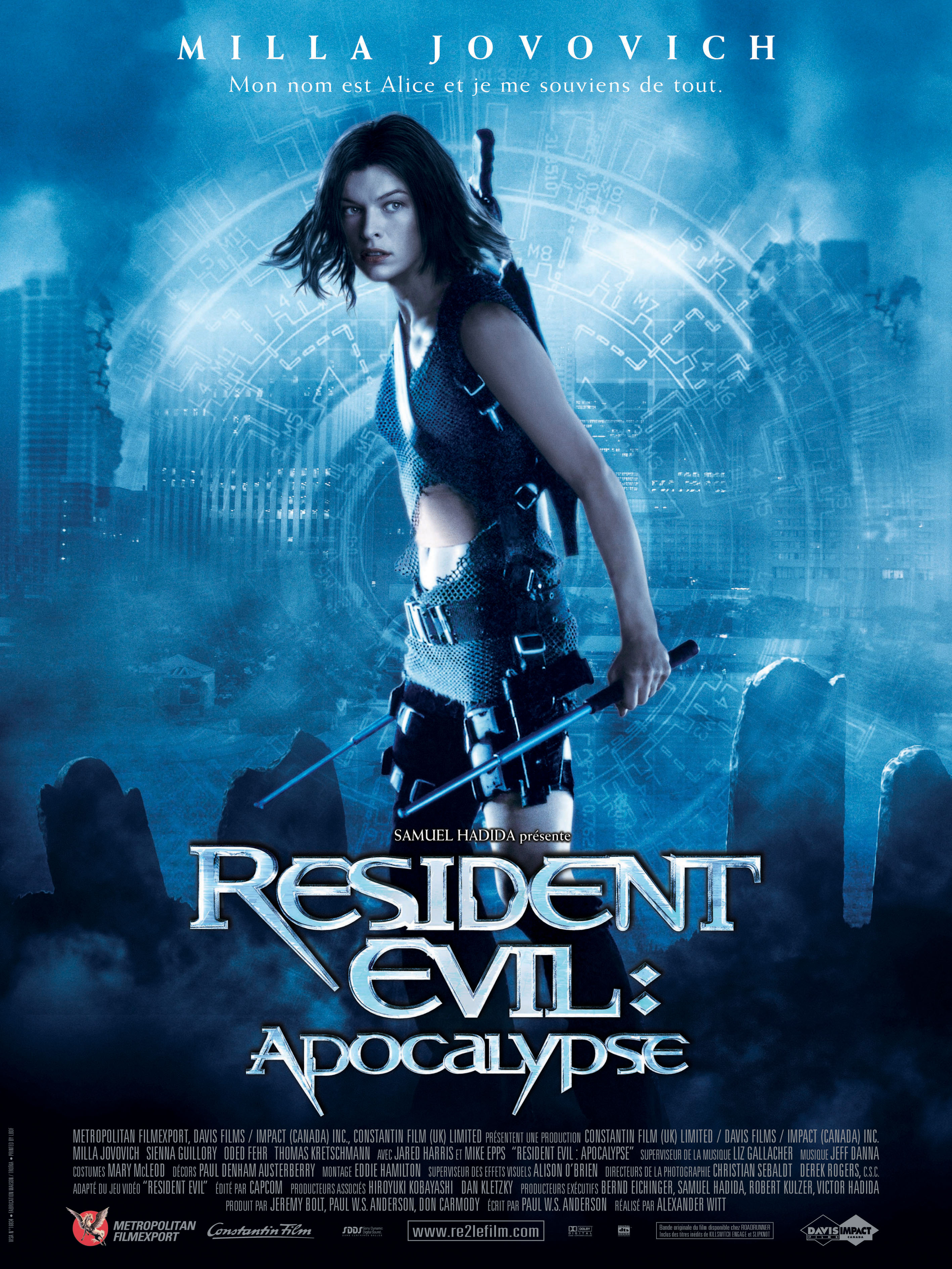 affiche du film Resident Evil : Apocalypse