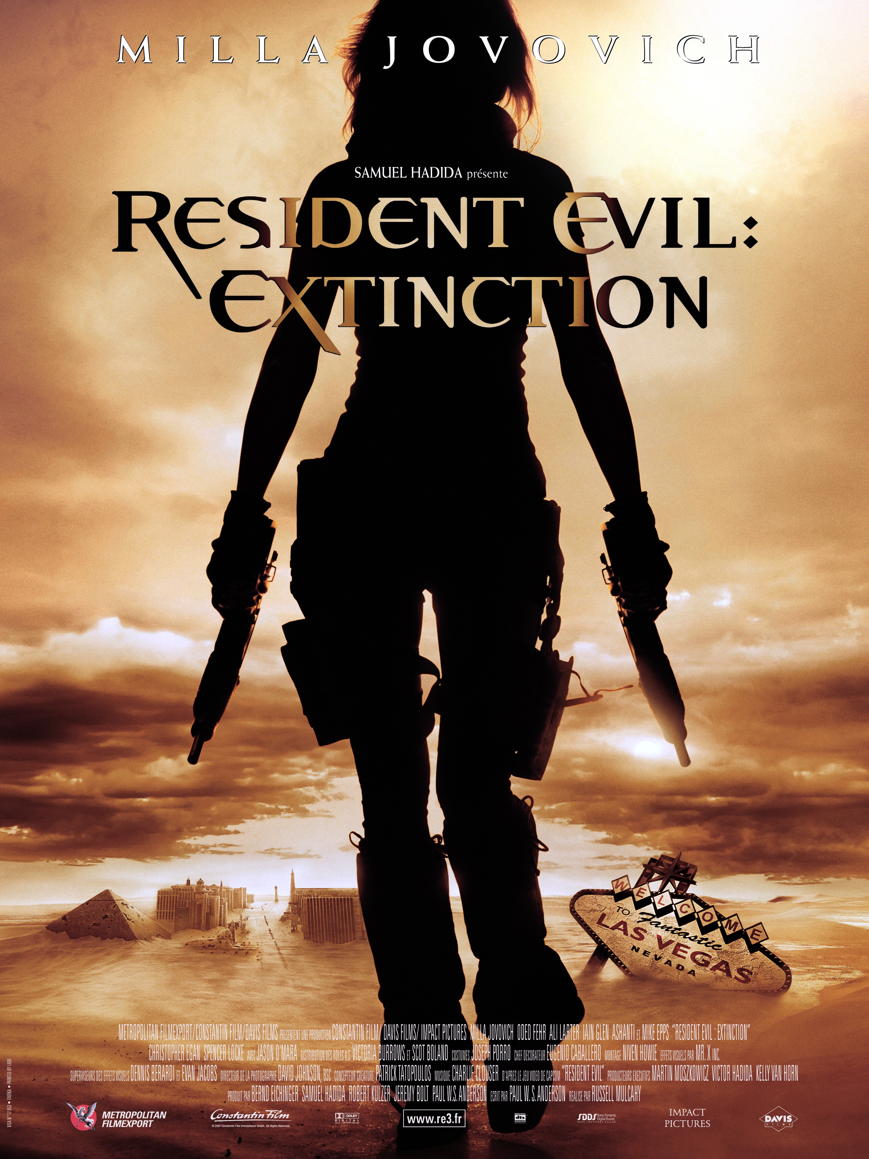 affiche du film Resident Evil : Extinction