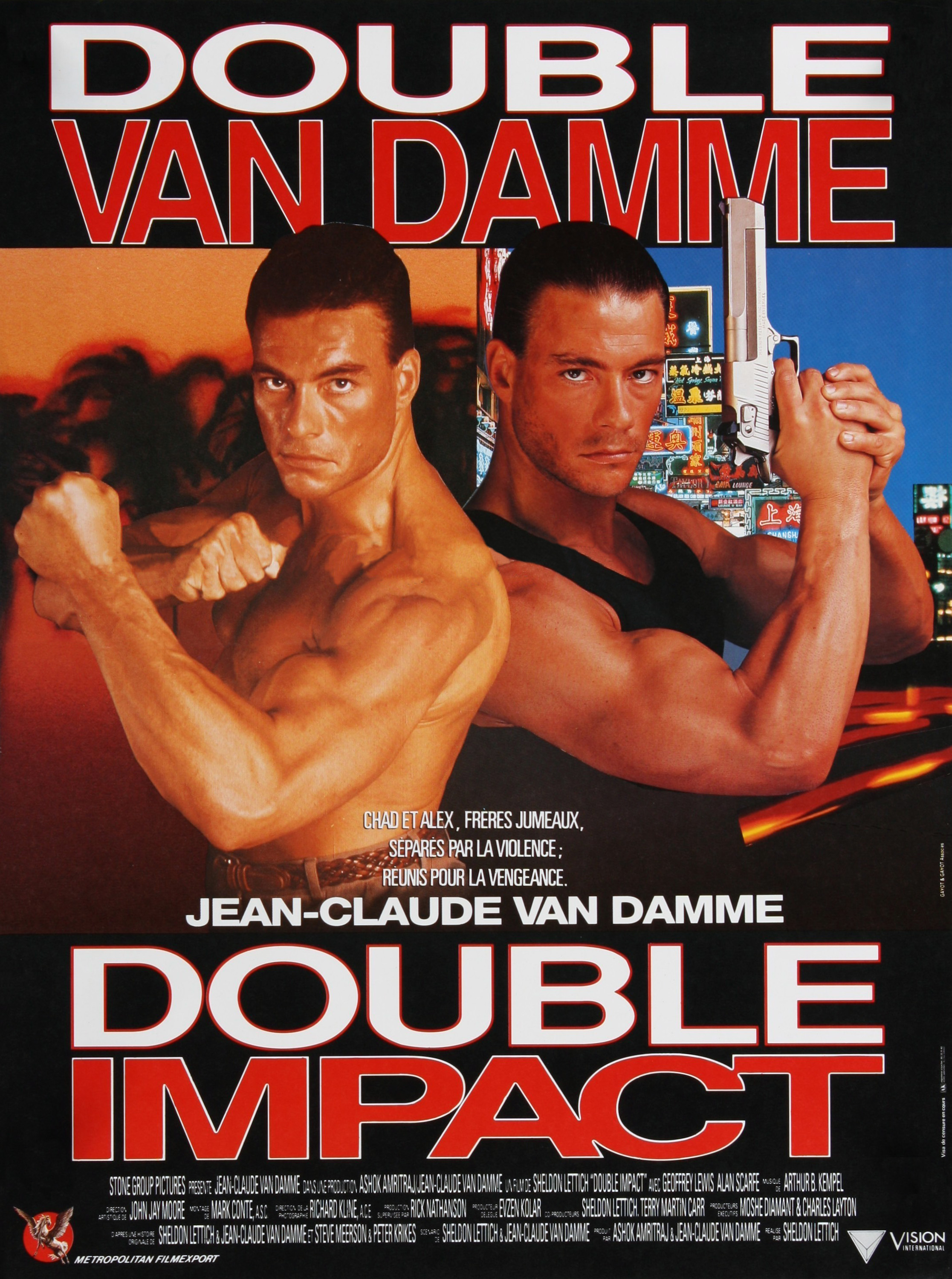 affiche du film Double impact