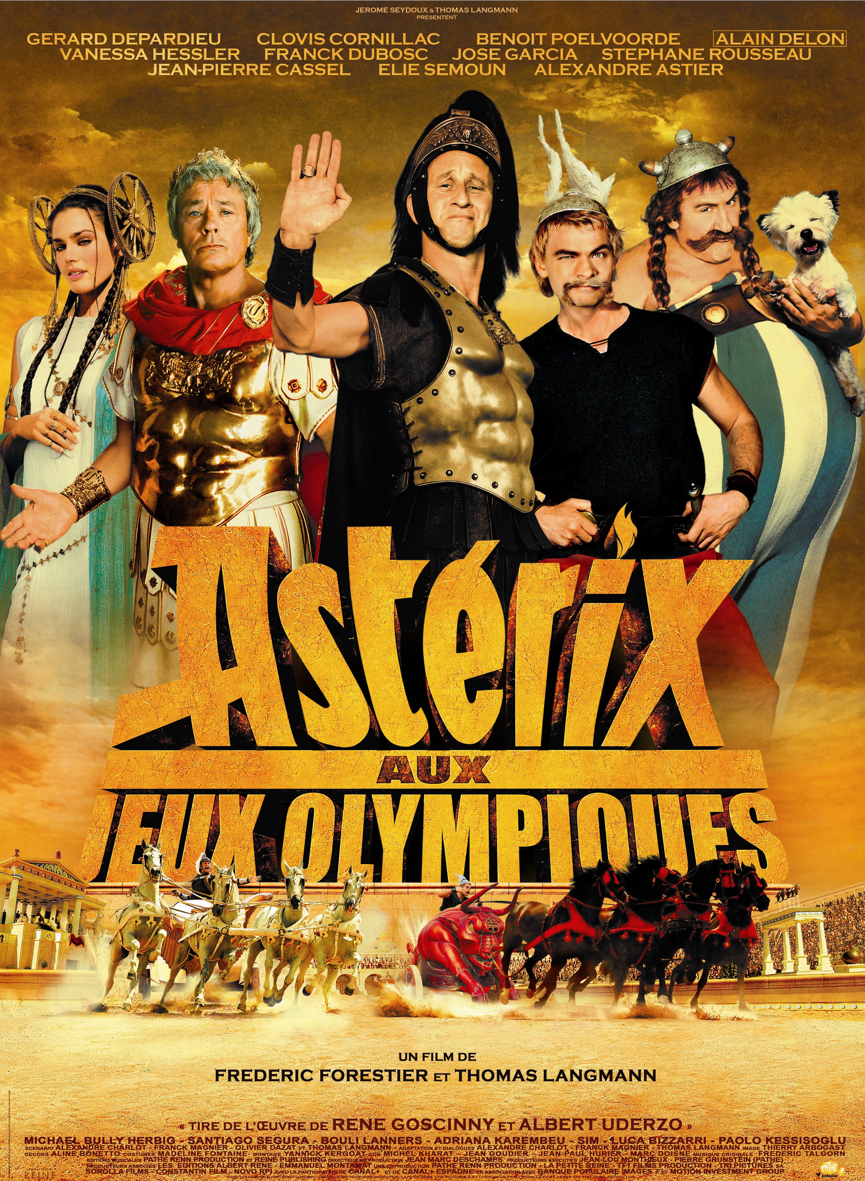 affiche du film Astérix aux Jeux Olympiques