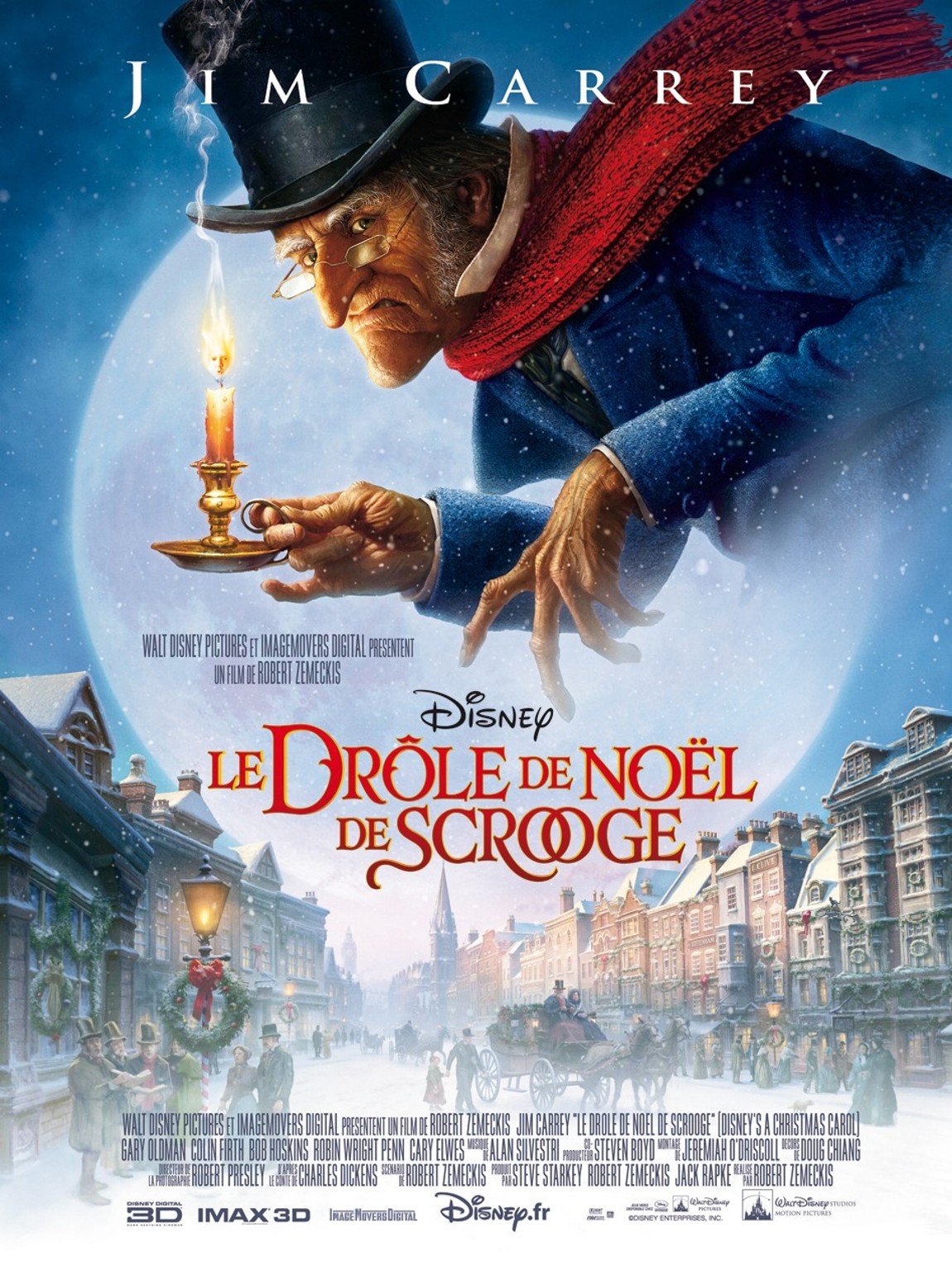 affiche du film Le drôle de Noël de Scrooge