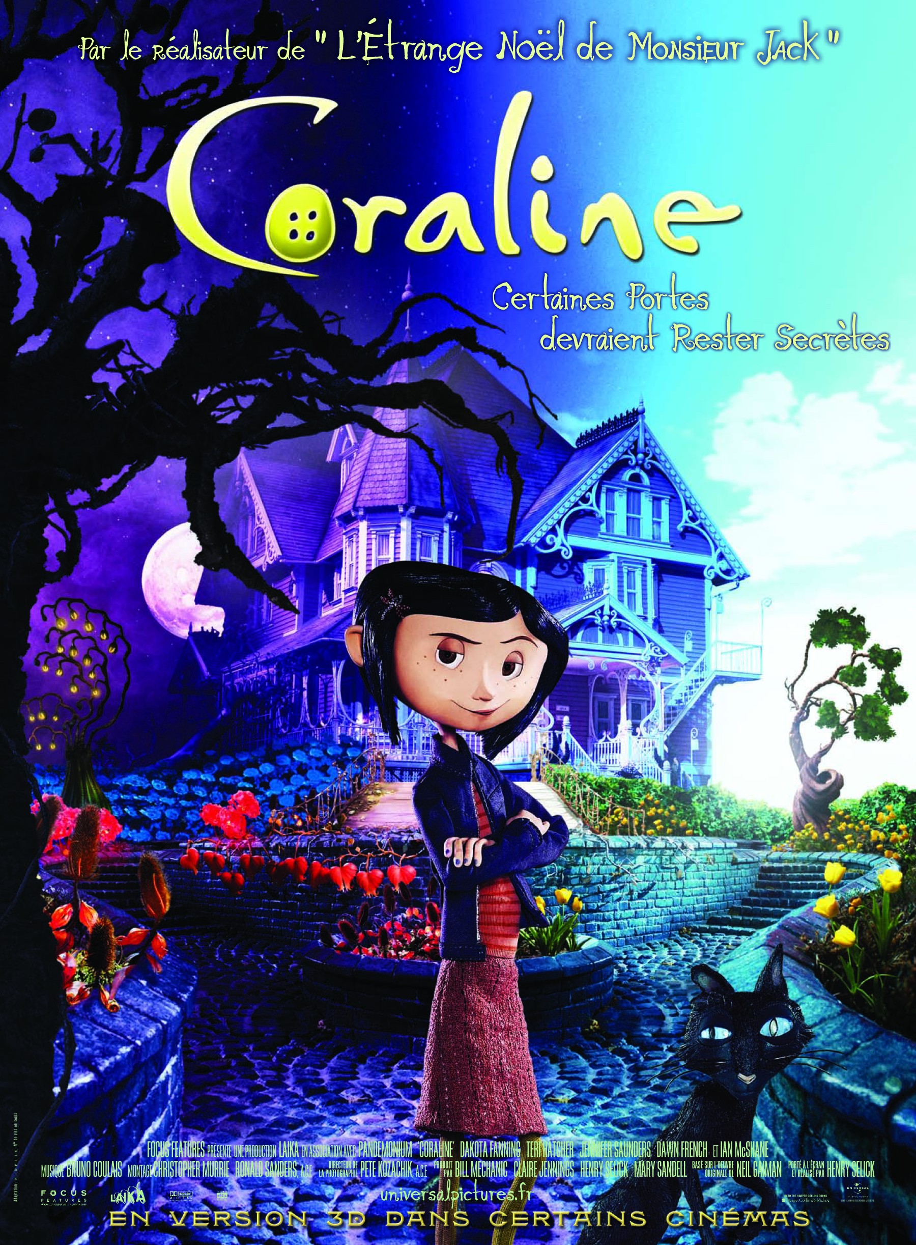 affiche du film Coraline