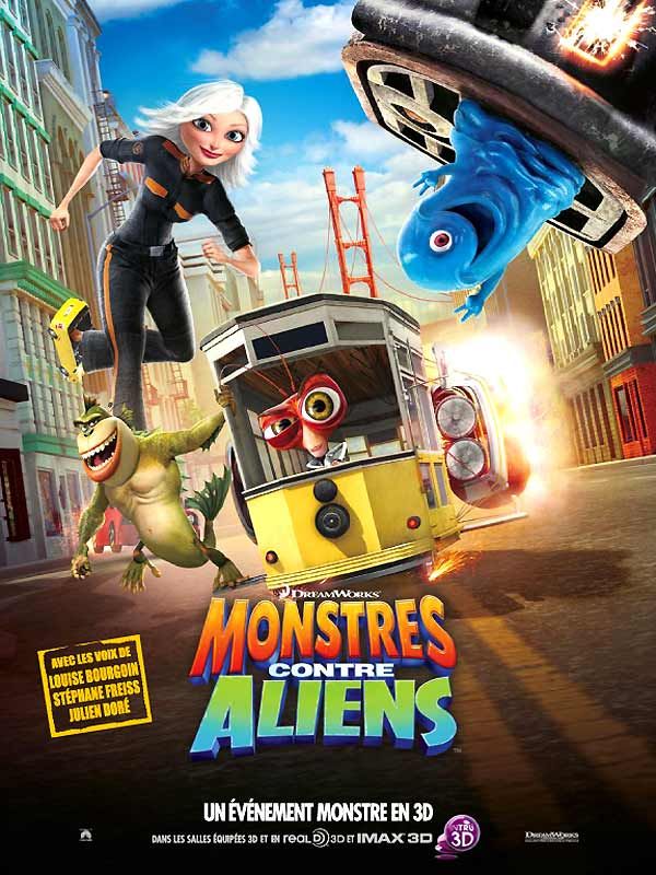 affiche du film Monstres contre Aliens