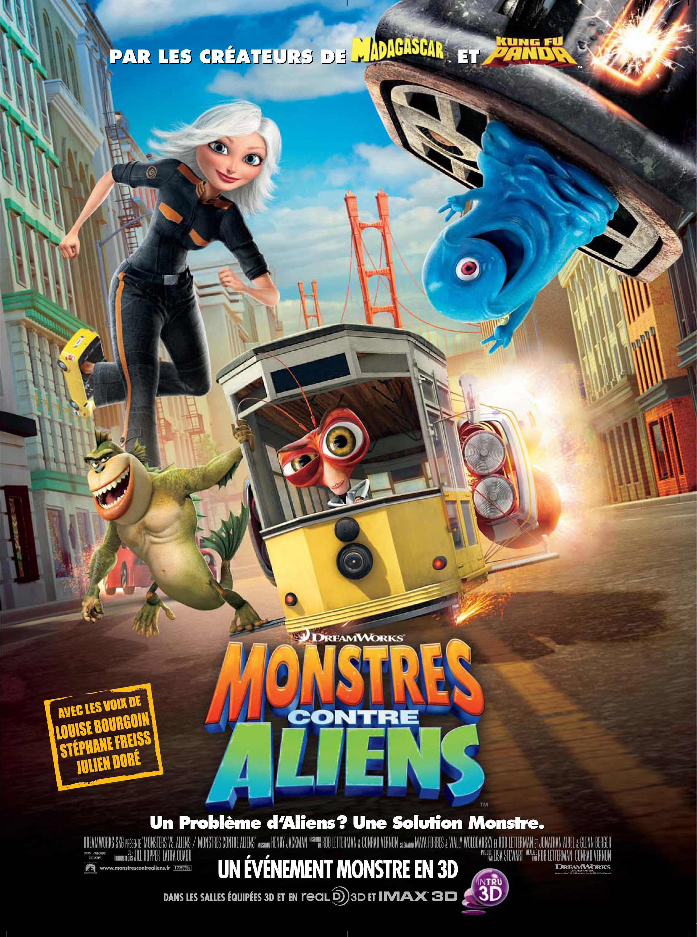 affiche du film Monstres contre Aliens