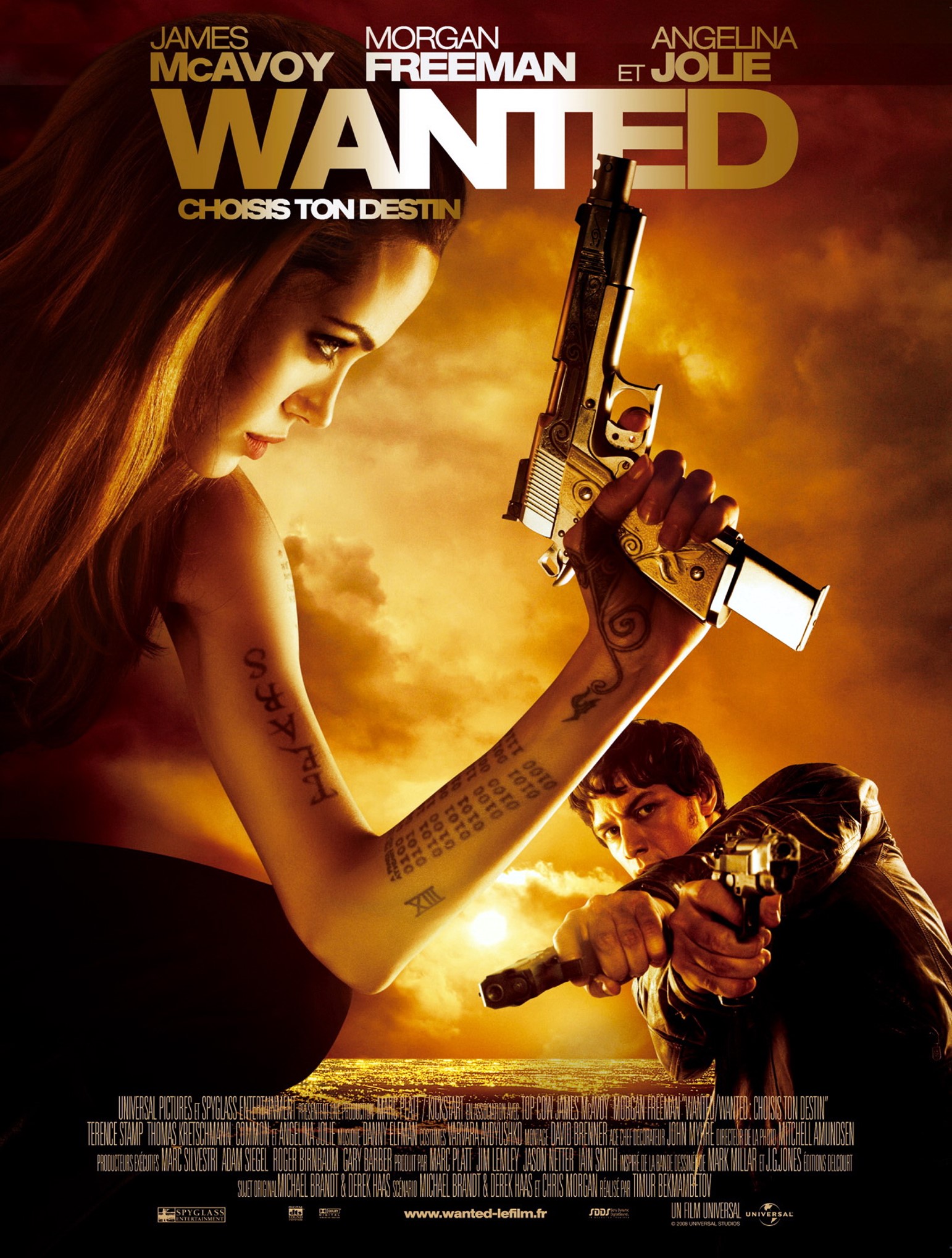 affiche du film Wanted : Choisis ton destin