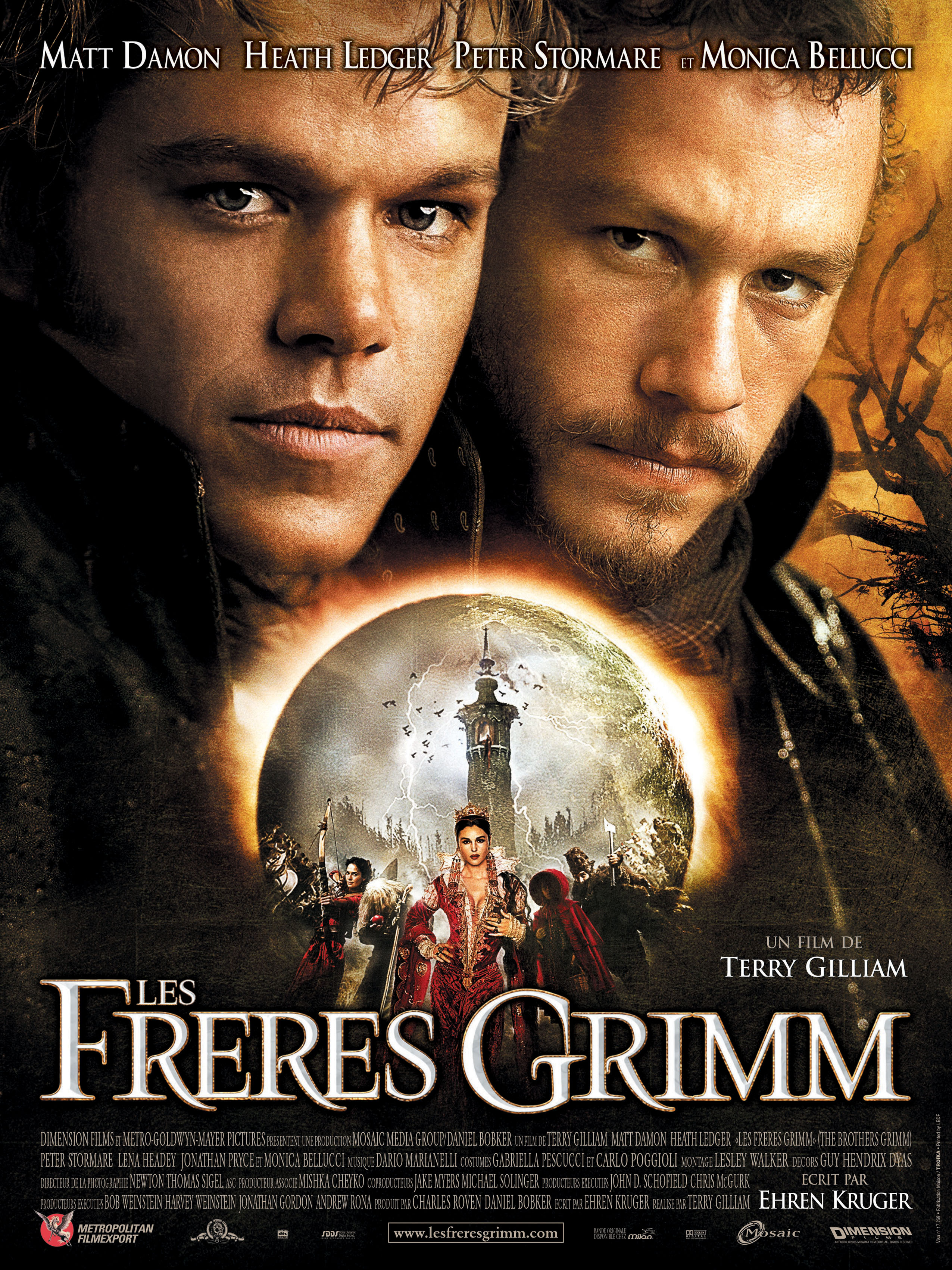 affiche du film Les frères Grimm