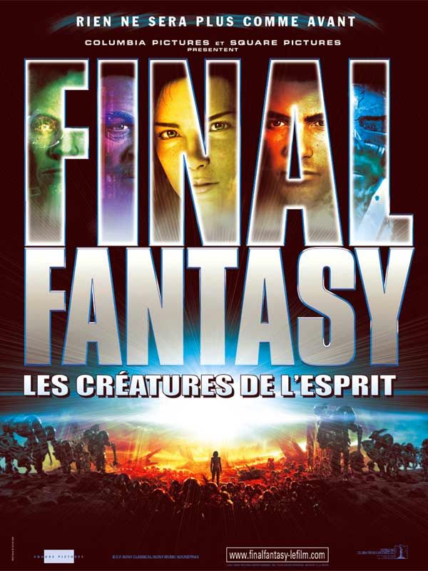 affiche du film Final Fantasy : Les créatures de l'esprit