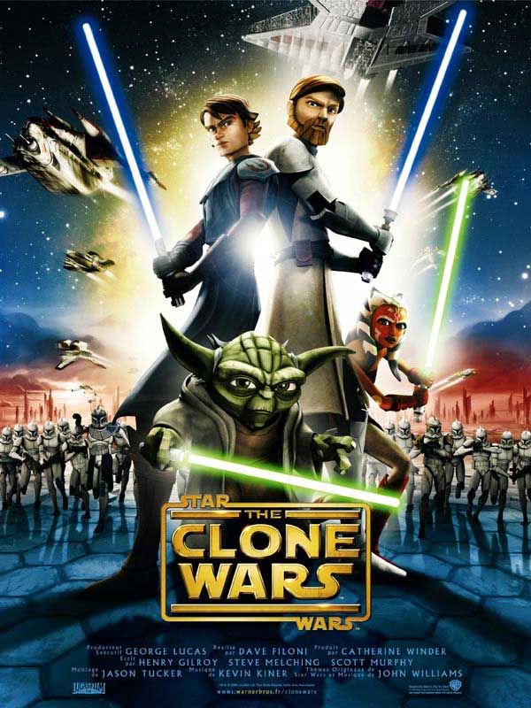 affiche du film Star Wars: The Clone Wars