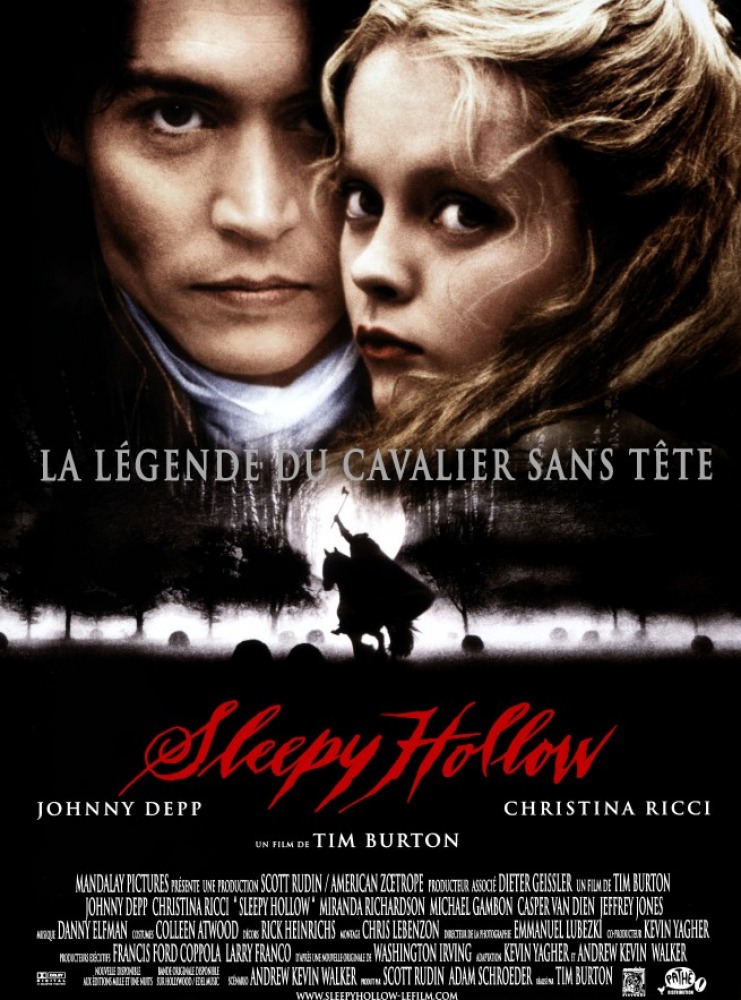 affiche du film Sleepy Hollow, la légende du cavalier sans tête