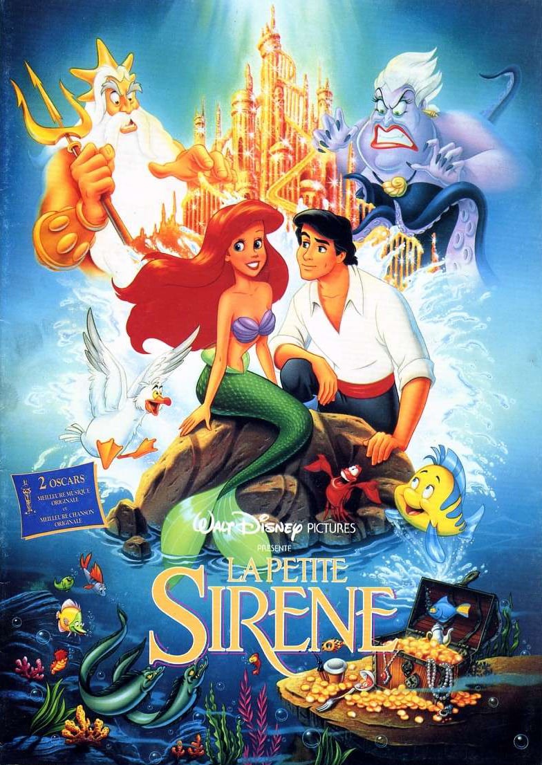 affiche du film La petite sirène (1989)