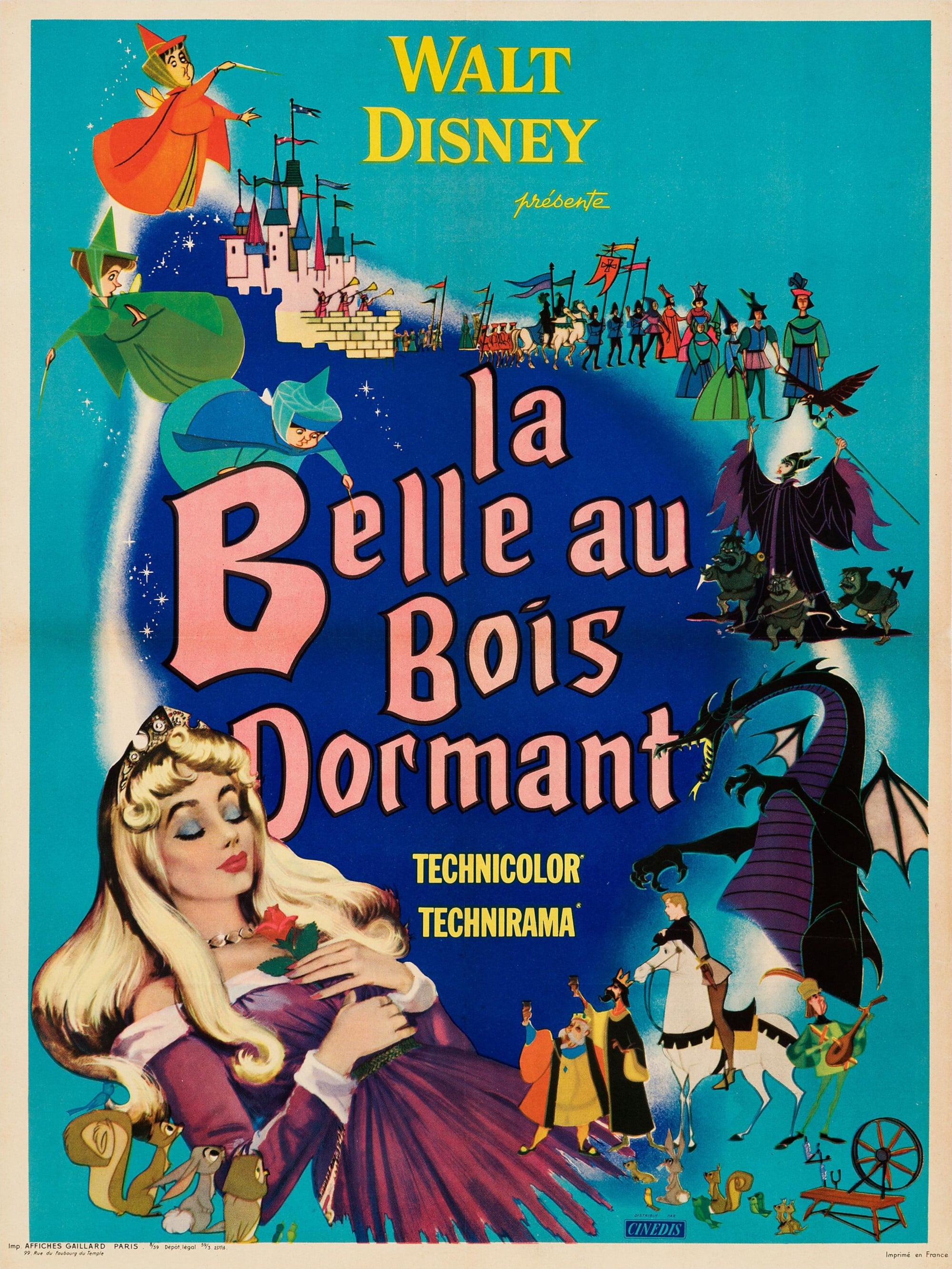 affiche du film La Belle au bois dormant