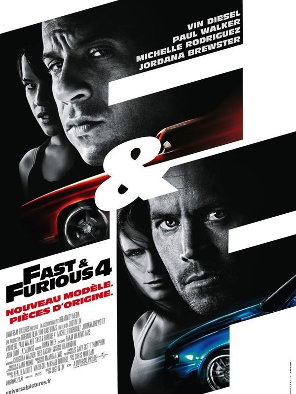 affiche du film Fast & Furious 4
