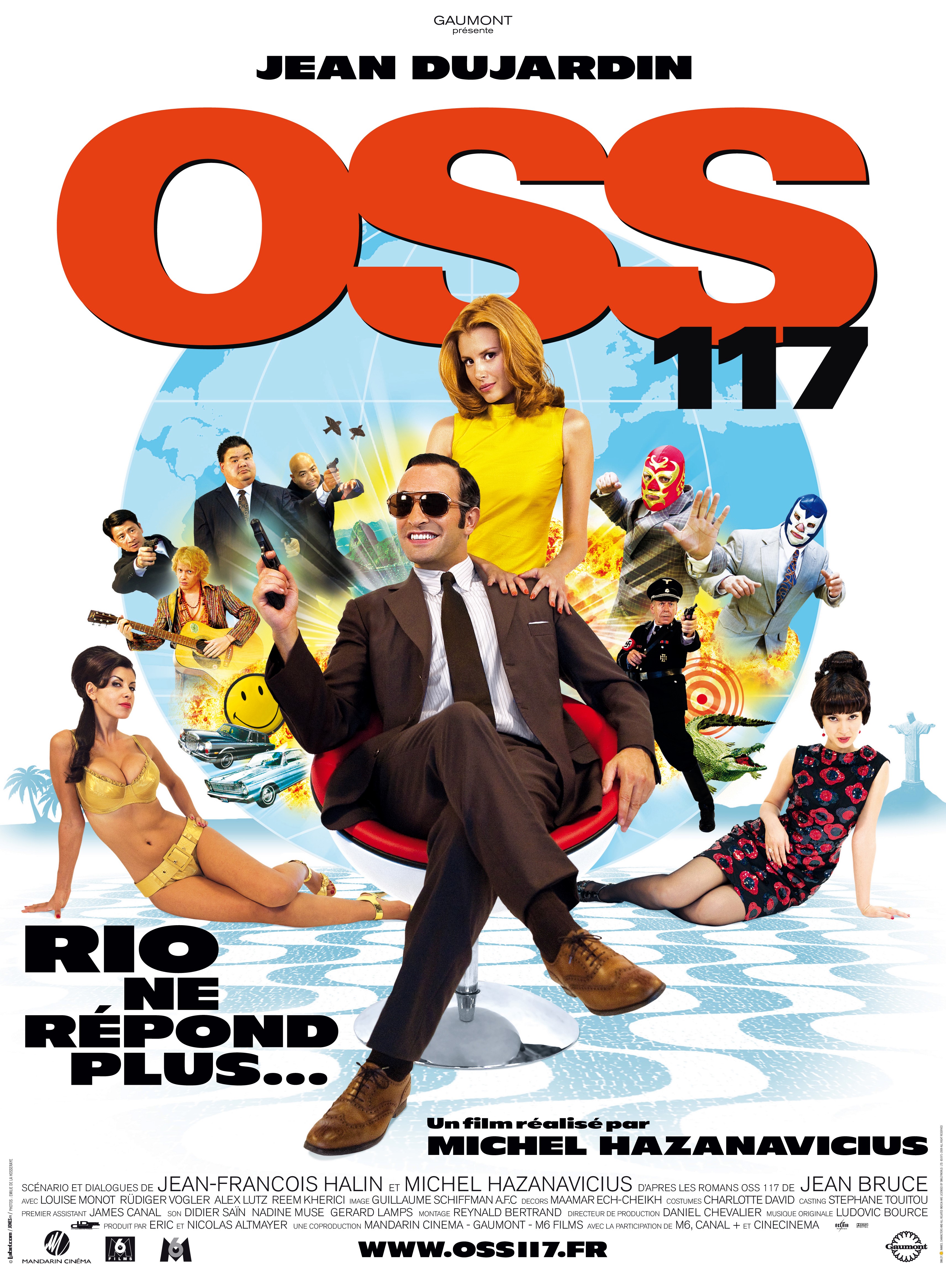 affiche du film OSS 117 : Rio ne répond plus