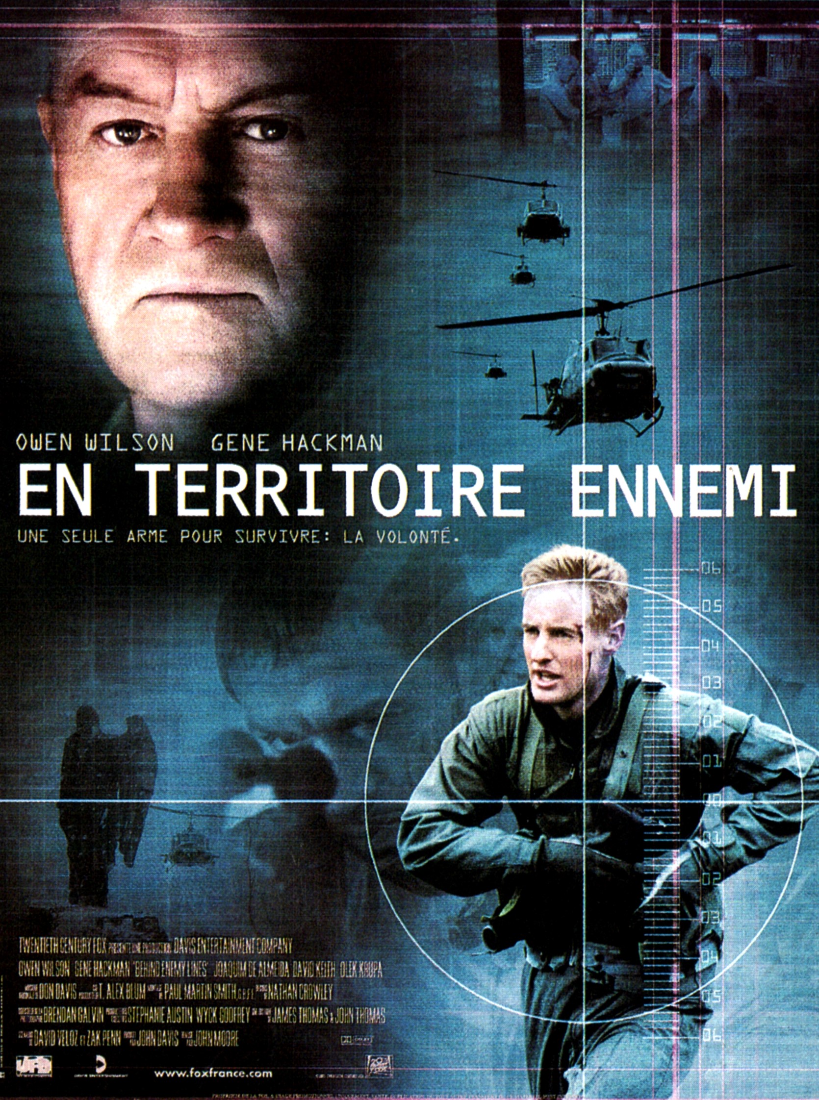 affiche du film En territoire ennemi