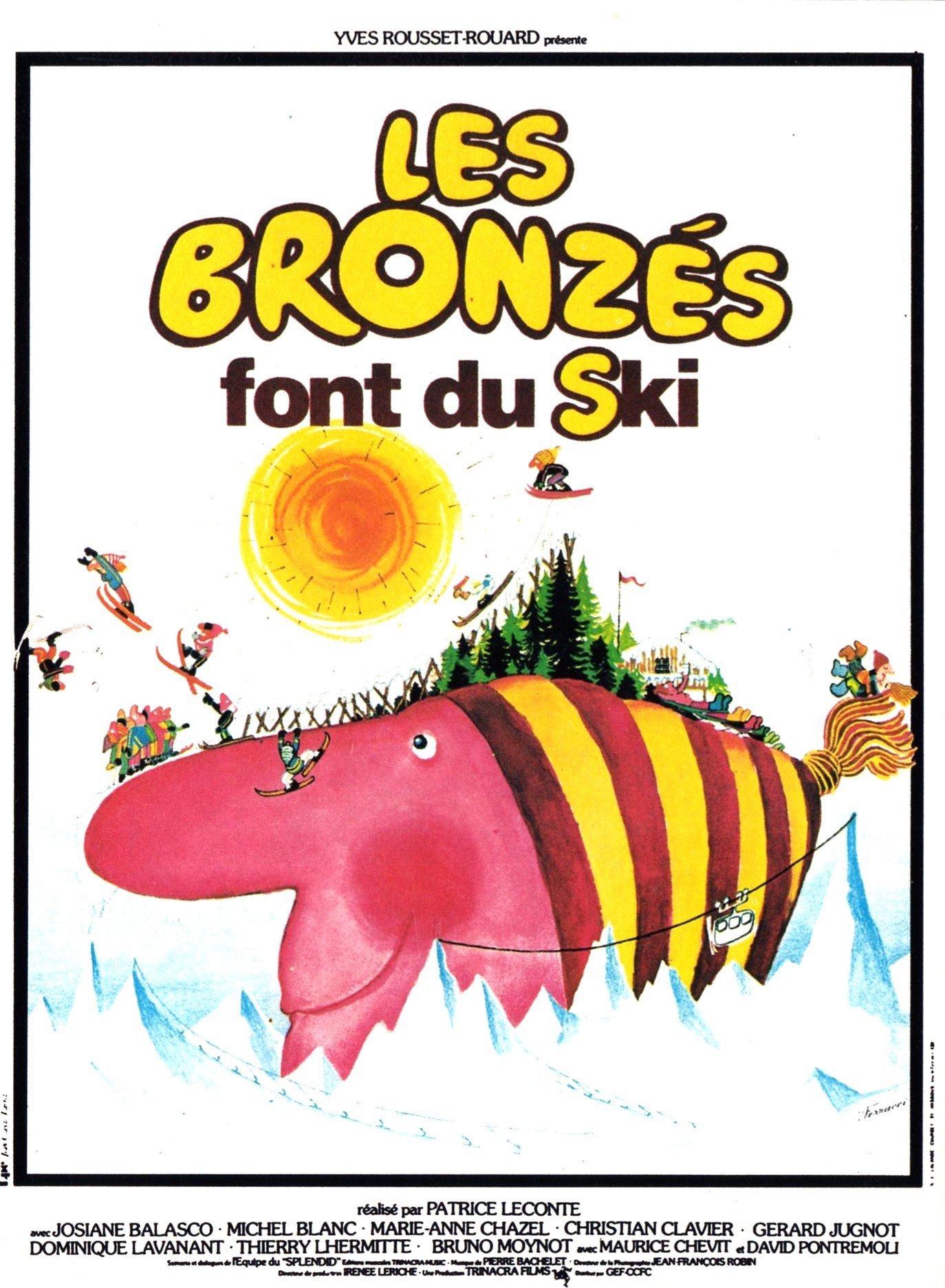 affiche du film Les bronzés font du ski