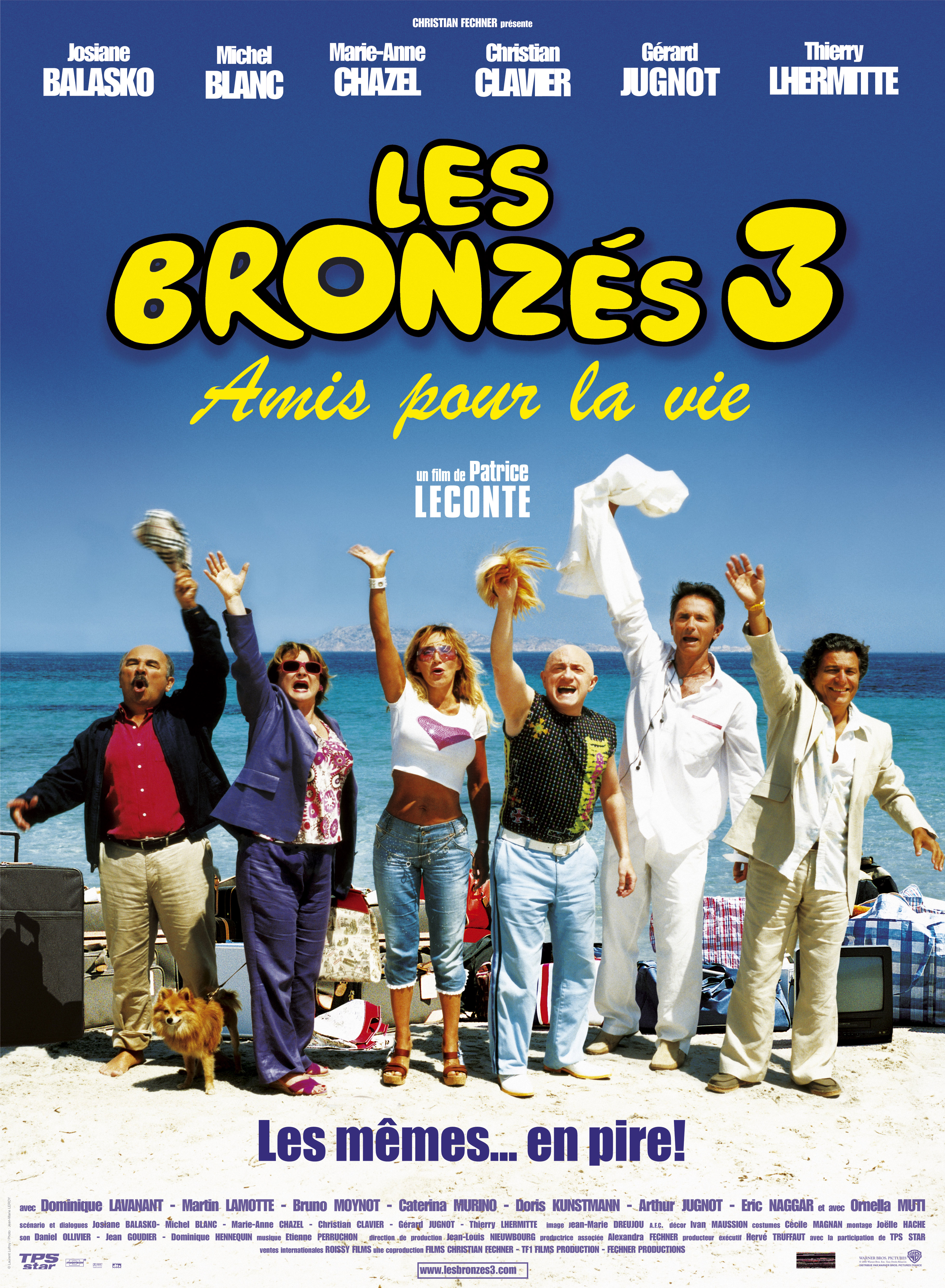 affiche du film Les Bronzés 3 : Amis pour la vie