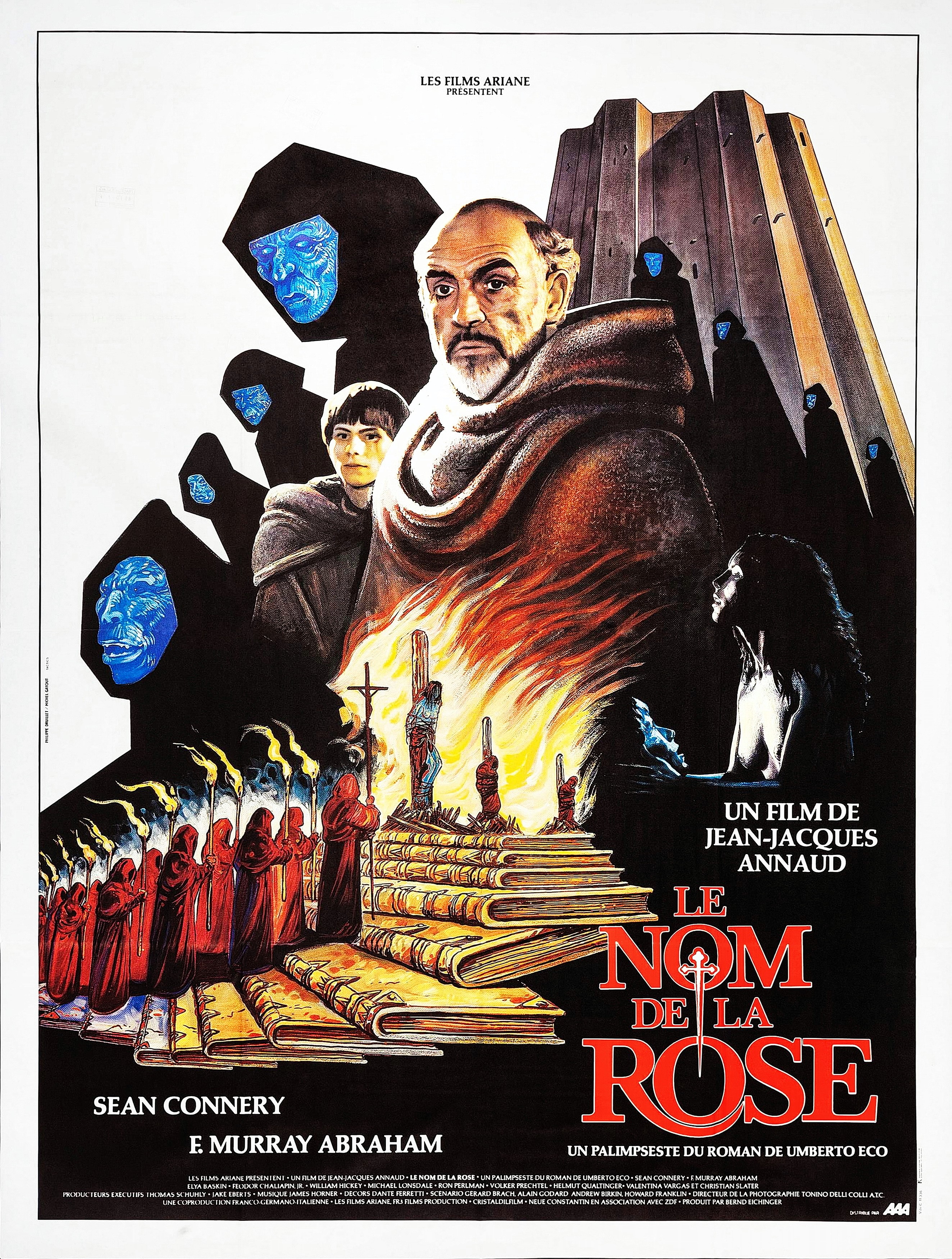 affiche du film Le Nom de la rose