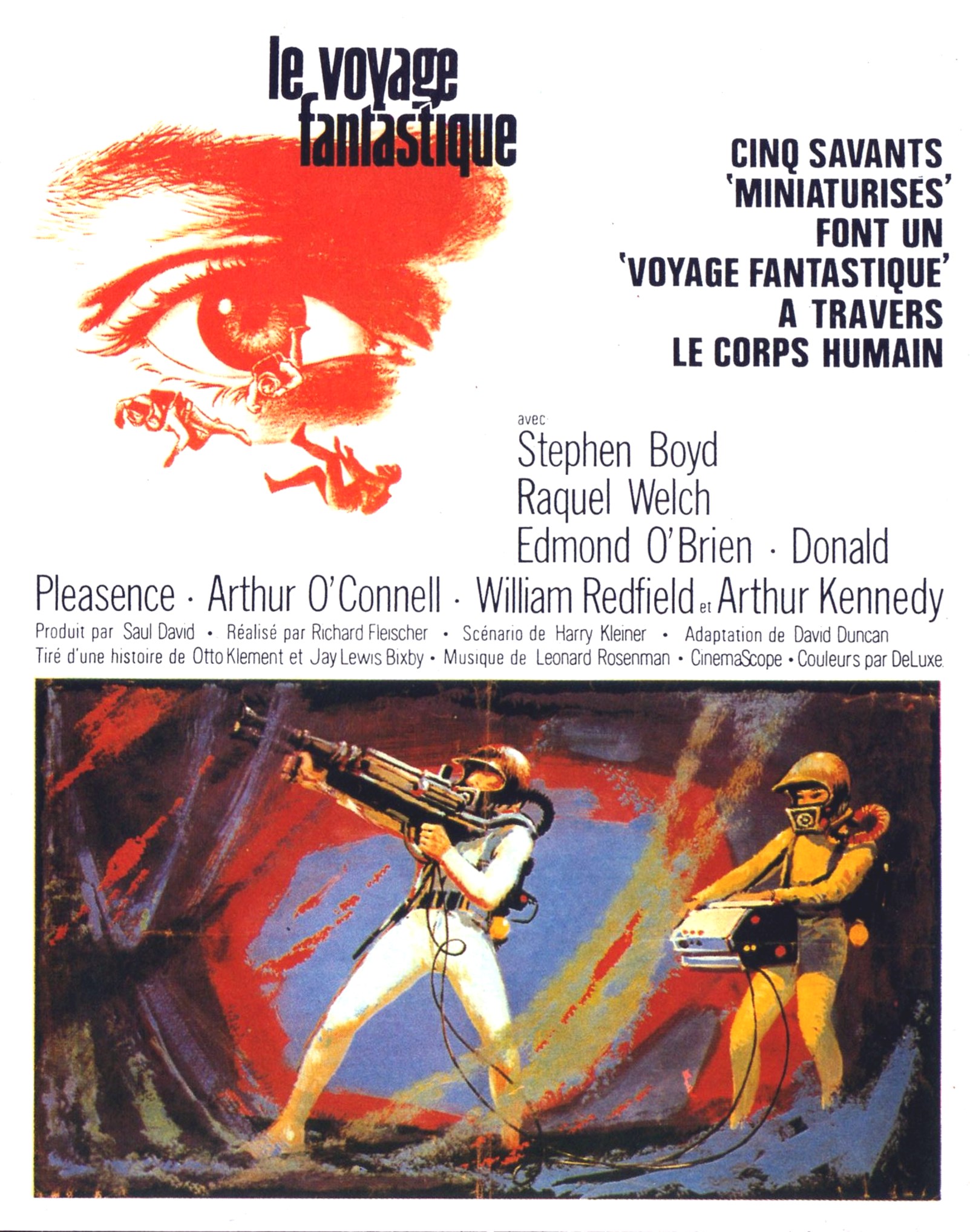 affiche du film Le voyage fantastique (1966)